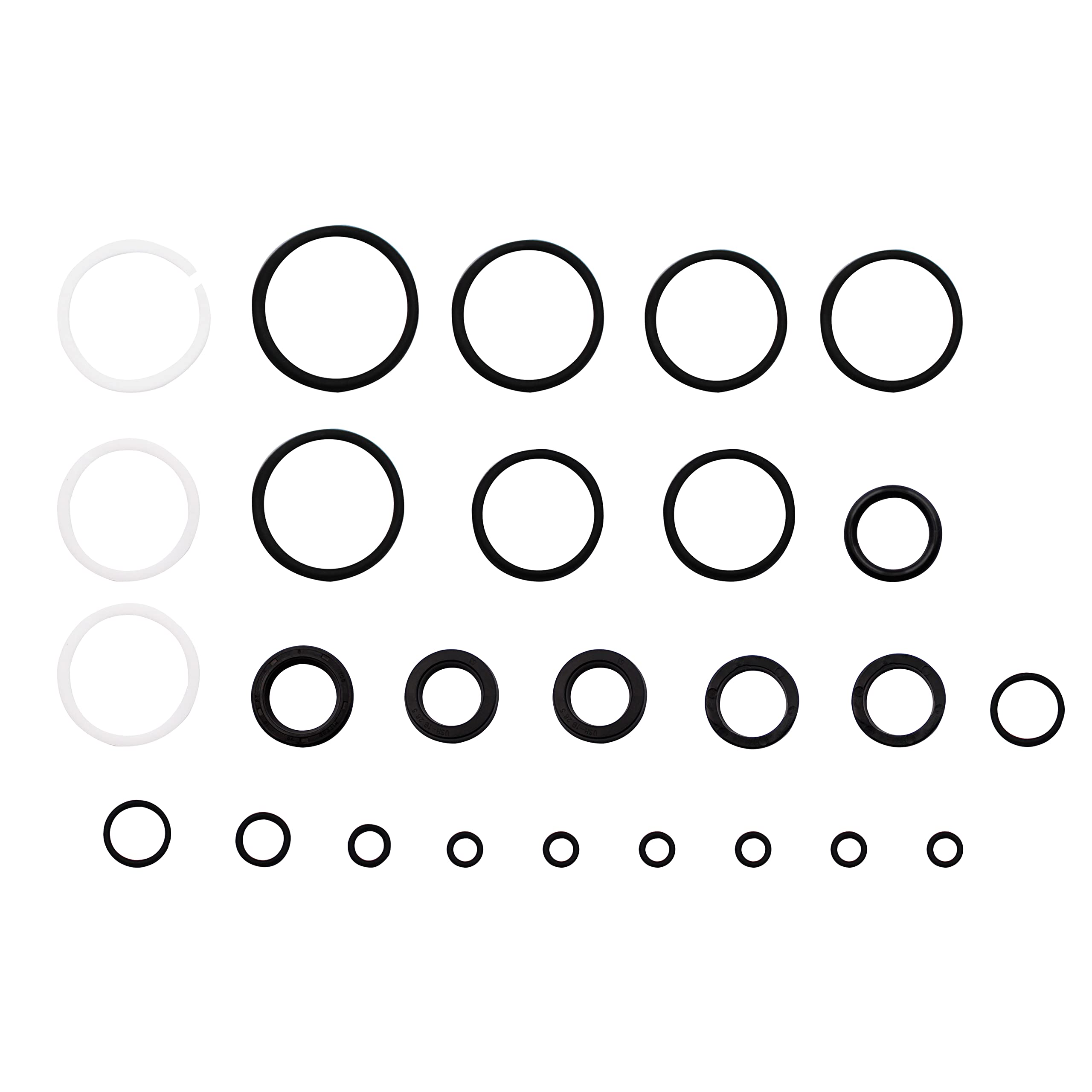 Shineus Tilt Trim Seal Kit 1997 & Up 115225Fs Fast Strike Power Compatible With Yamaha Boat Power Units 115Hp 150Hp 175Hp 200Hp