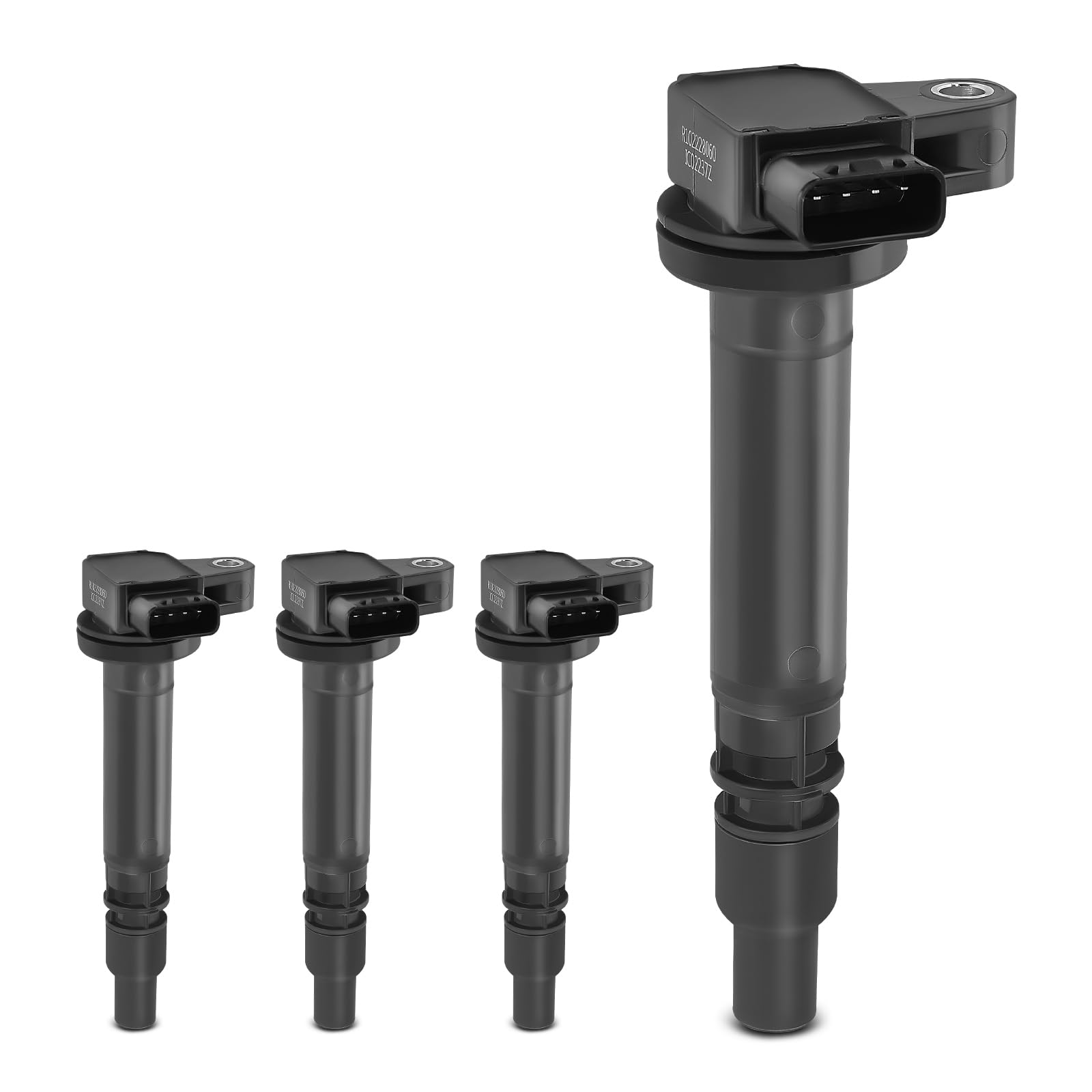YHTAUTO Set of 4 Ignition Coil Pack Replacement for Toyota Tacoma 2000-2004, 4Runner 1999-2000 L4 2.4L 2.7L Replace 5C1304 90919