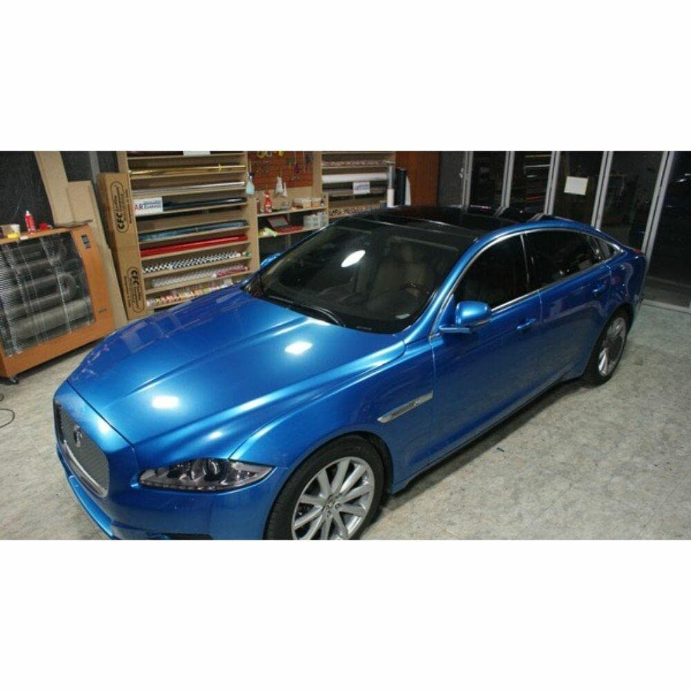 3M 1080 G227 Gloss Blue Metallic 5Ft X 2Ft (10 Sq/Ft) Car Wrap Vinyl Film