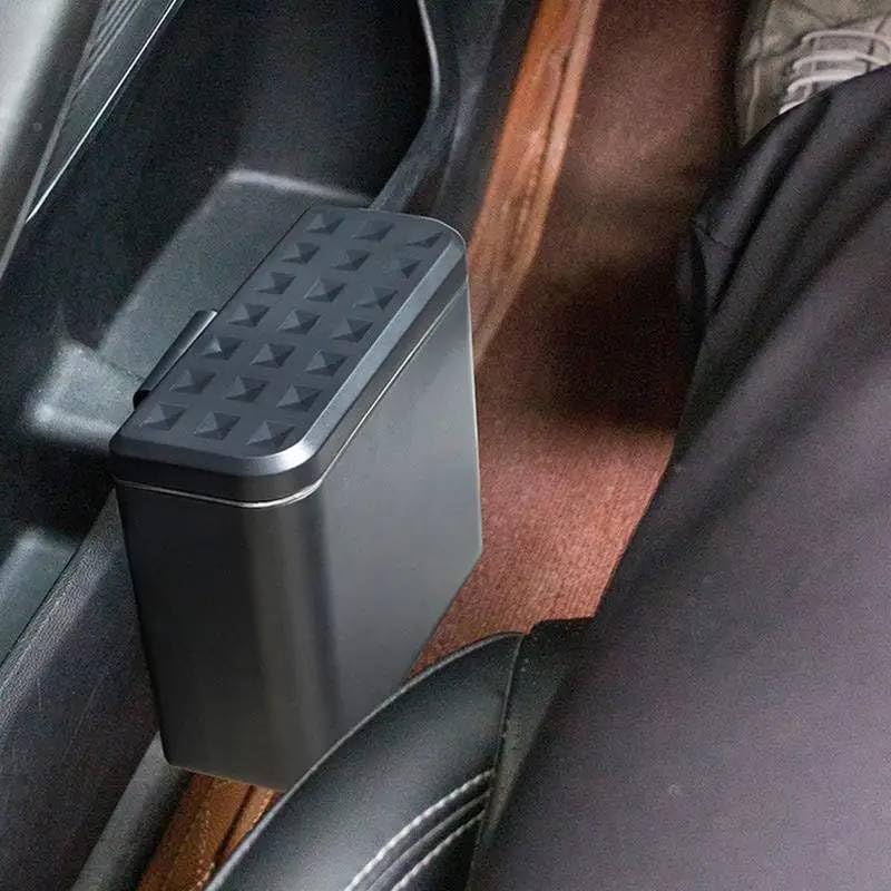 Mann MartLeakProof Car Trash Can with Lid  Convenient Auto Dustbin for Vehicle Interior Cleanliness