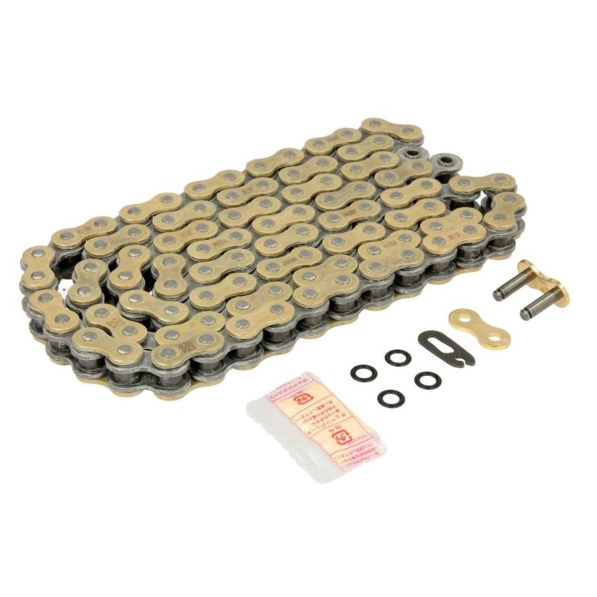 Did 520Vx3 Gold X-Ring Chain 96 Link