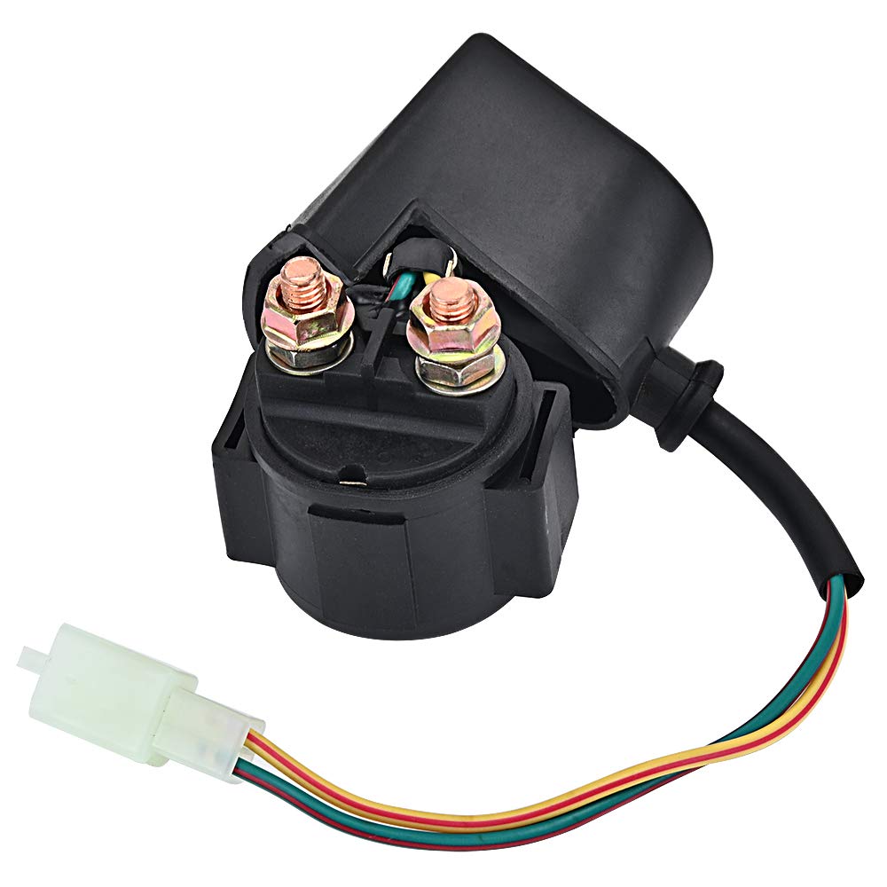 Trkimal Starter Solenoid Relay For 4-Stroke Gy6 Engine 50Cc 125Cc 150Cc 200Cc 250Cc Scooters Go Kart Atv Dirt Bikes Dne Buggys Quad 4 Wheeler Pit Bike Moped Roketa Ssr Sunl Coolster Tao Tao