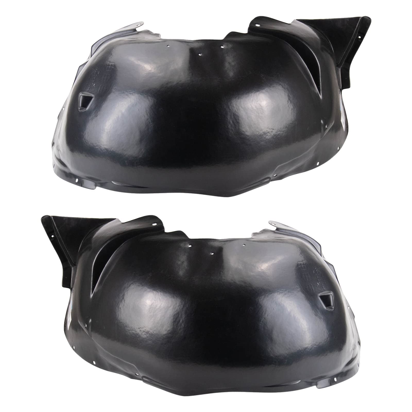 TRQ Inner Fender Liner Set Compatible with 2006-2009 Pontiac Solstice GM1250118 GM1251118