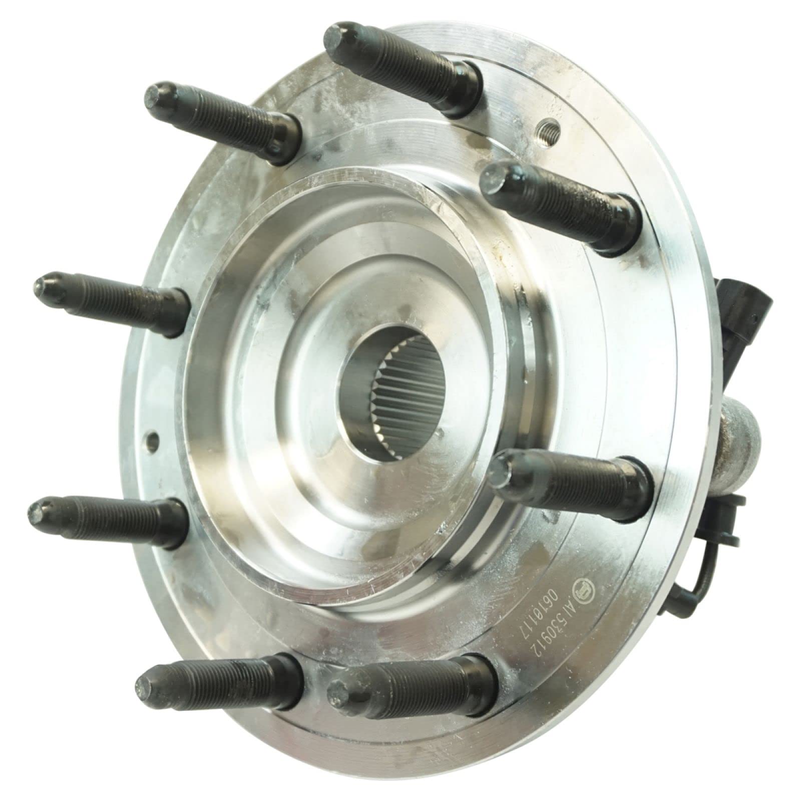 Trq Front Wheel Hub Bearings Assembly Set Compatible With 2011-2019 Chevrolet Silverado 2500 Hd Silverado 3500 Hd Gmc Sierra 250