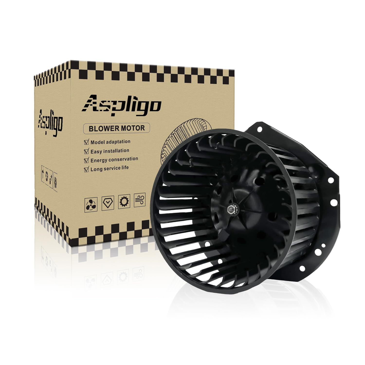Aspligo 700092 Front Ac Heater Blower Motor Fan Fit For Chevrolet Astro 1996-2005, For Chevy Blazer 1995-2002, S10 Pickup 1994-2