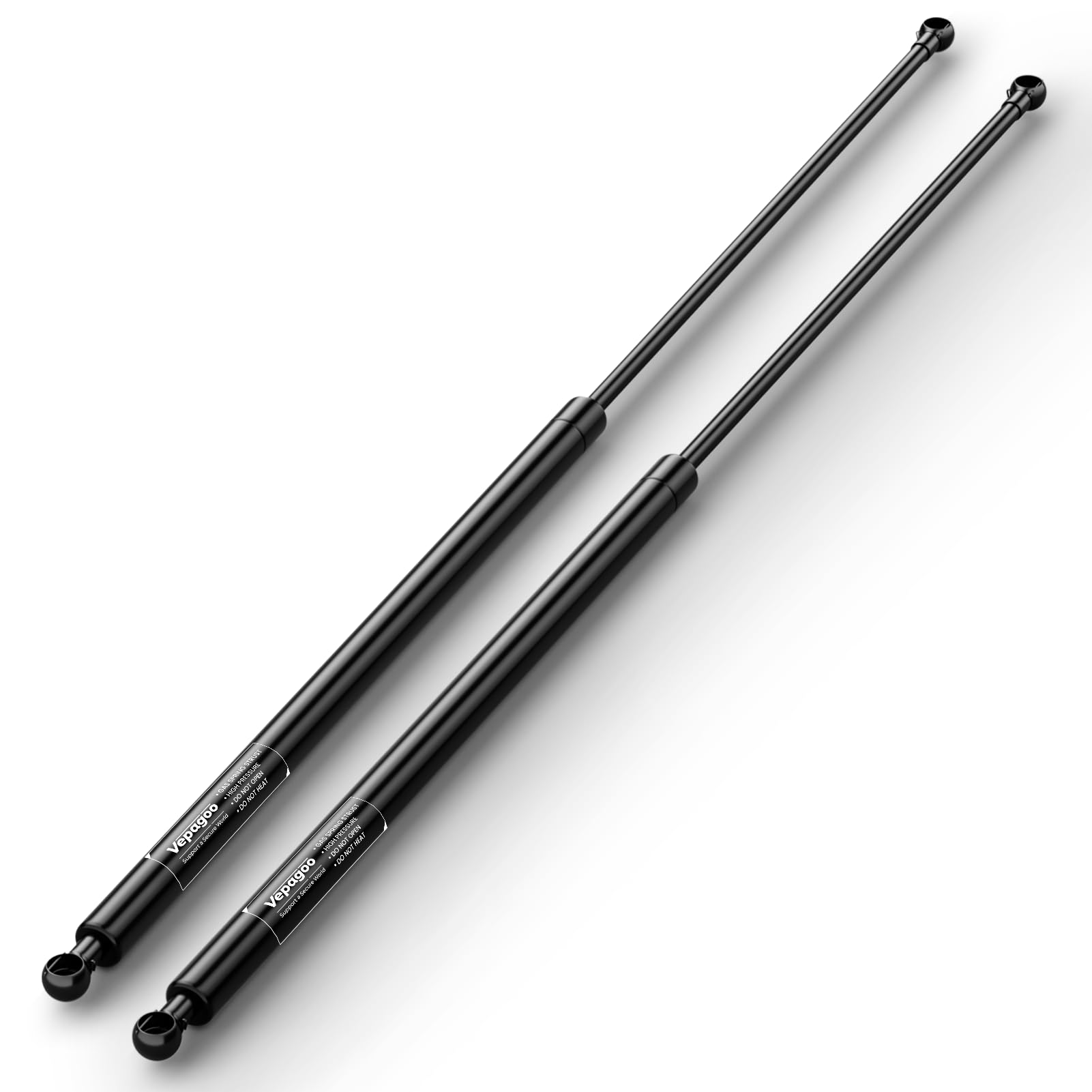 Vepagoo C1615953 35In 100Lb/445N Gas Shock Strut Spring Lift Support For Heavy Duty Trap Door Tonneau Cover Truck Bed Camper She