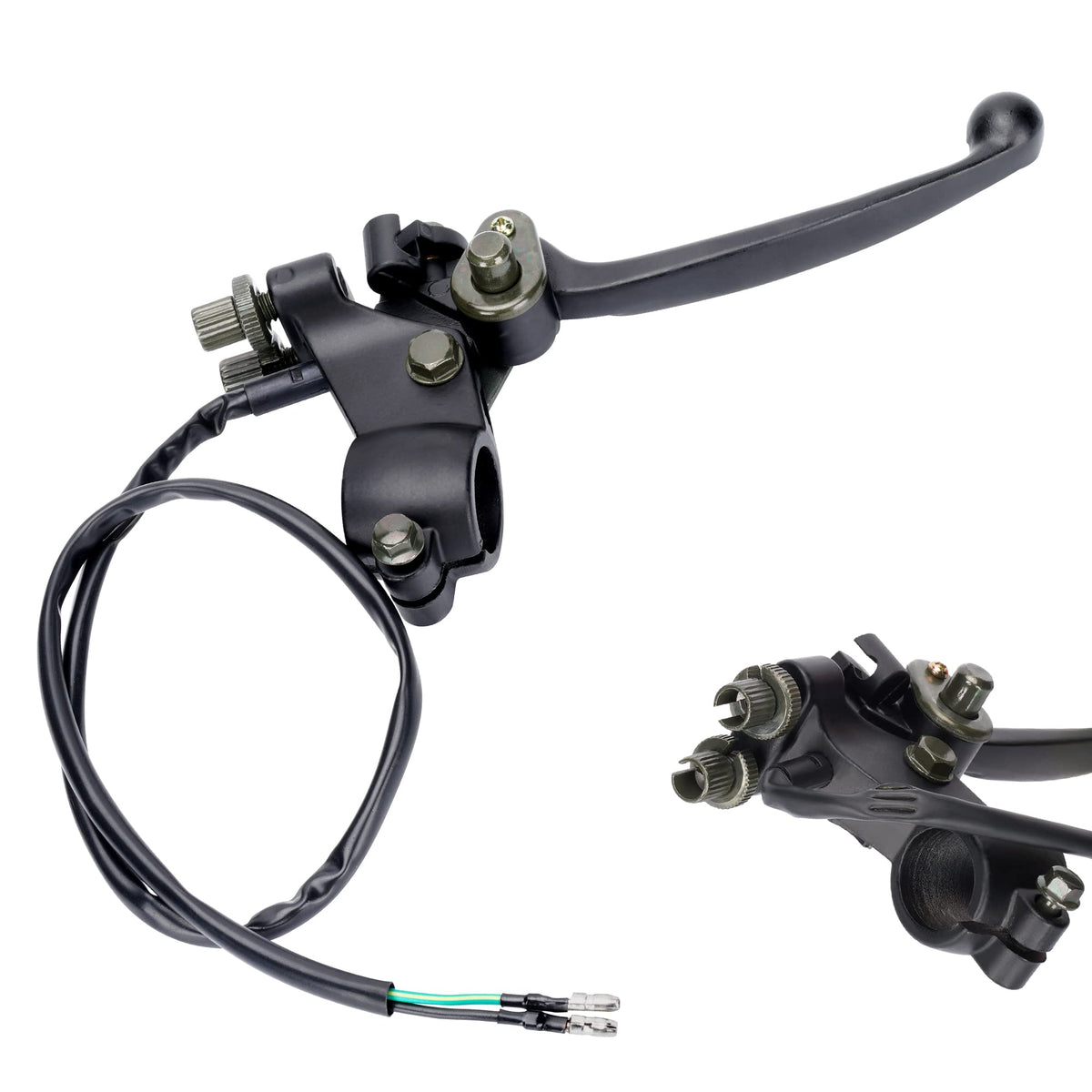 Weiyingsi Dual Cable Wire Right Brake Lever For Atv Quad Go-Kart Gasoline E Bicy WBCARB07H19NPZ1