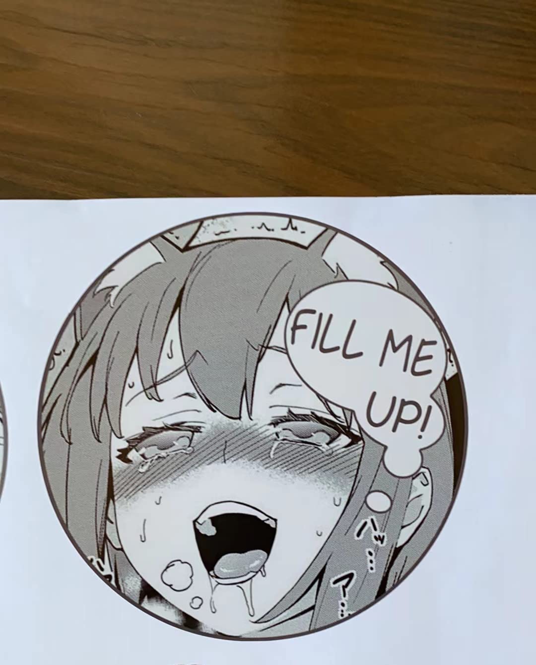 Earlfamily 5.1'' For Fill Me Up Anime Car Stickers Waterproof Personality Decals Scratch-Proof Vinyl Car Door Protector Decor