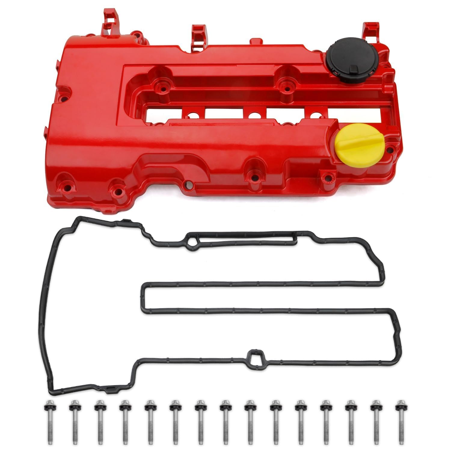 Mitzone Upgrade Aluminum Valve Covers Compatible With Chevrolet Cruze Sonic Trax Volt Buick Encore Cadillac Elr 2011-2019 1.4L T