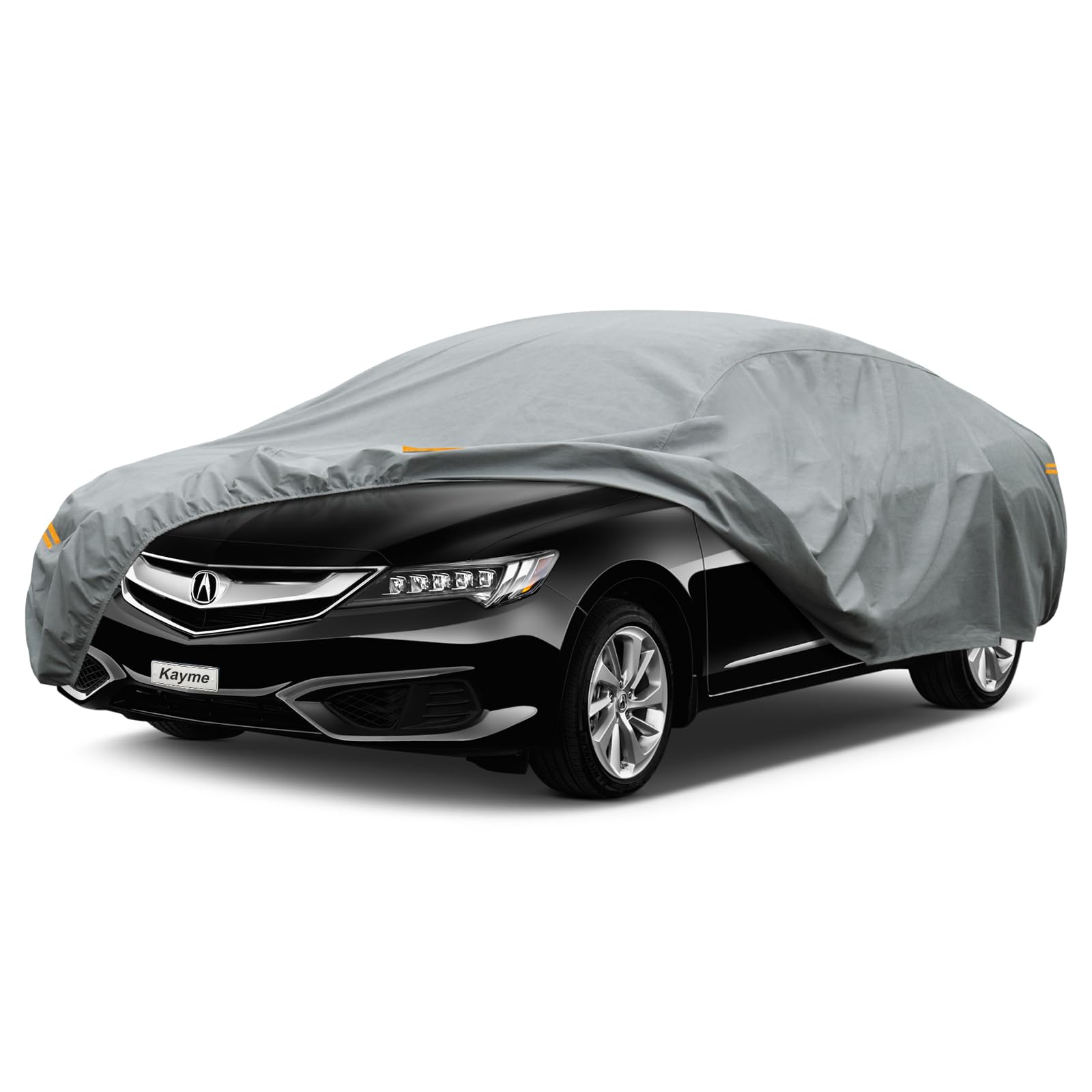 Kayme Heavy Duty Car Cover Custom Fit Acura Ilx (2013-2025) Waterproof All Weather For Automobiles, Full Exterior Covers Sun Rai