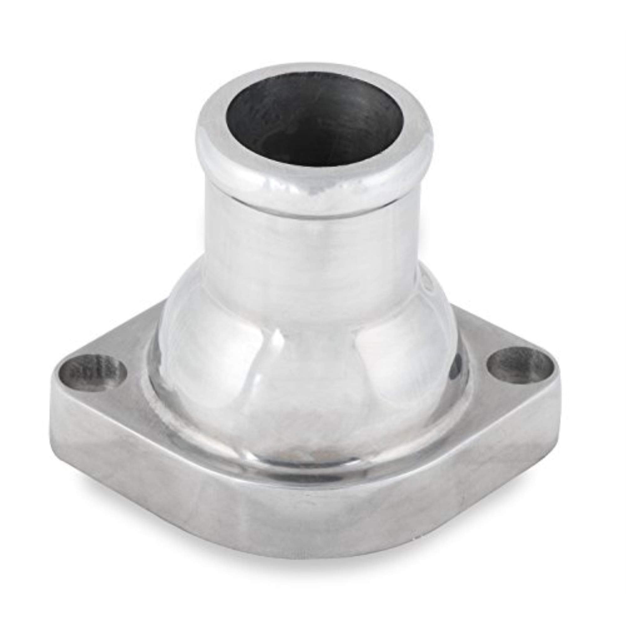 Mr. Gasket 2671Na Water Neck Straight Style Polished Aluminum Finish Incl. Stainless Steel Mounting Bolts Water Neck