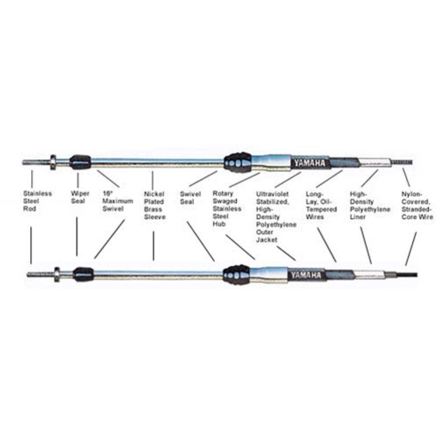 Yamaha Aba-Cable-14-Gy Premier Ii Cable 14 Foot; New # Mar-Cable-14-Sc Made By Yamaha