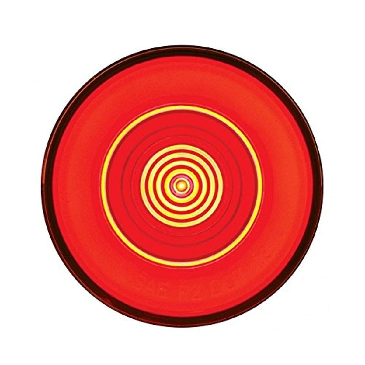 United Pacific Red Halo Glo 2.5 Round 9 LED Truck Trailer Marker Clearance Light Kit/Grommet, 37017