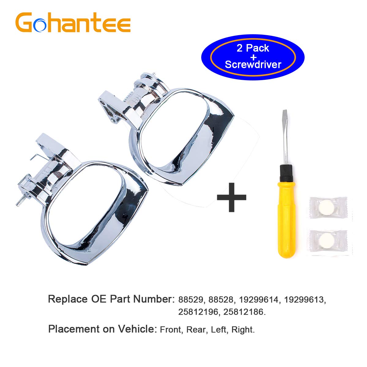 Interior Door Handle For Front Or Rear Driver Side And Passenger Side Replacement For Chevrolet Hhr Door Handle 2006 2007 2008 2