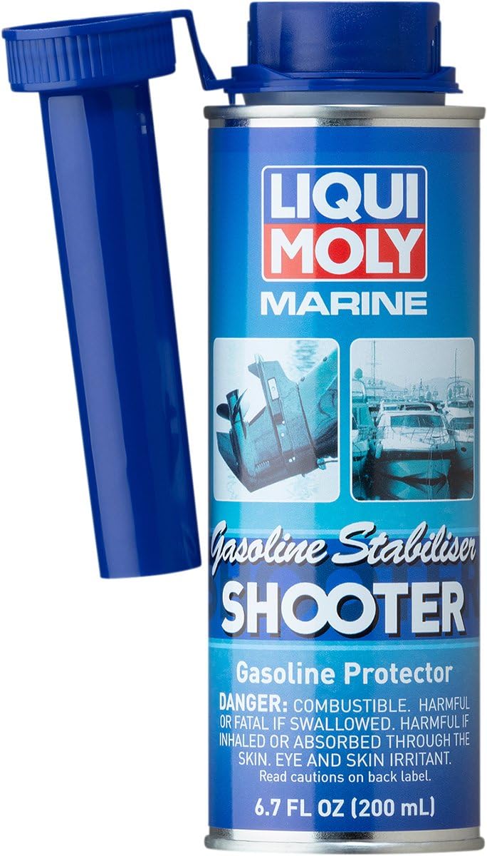 Liqui Moly Marine Gasoline Stabilizer Shooter - 200 ML - Metal, Blue - SKU: 25100