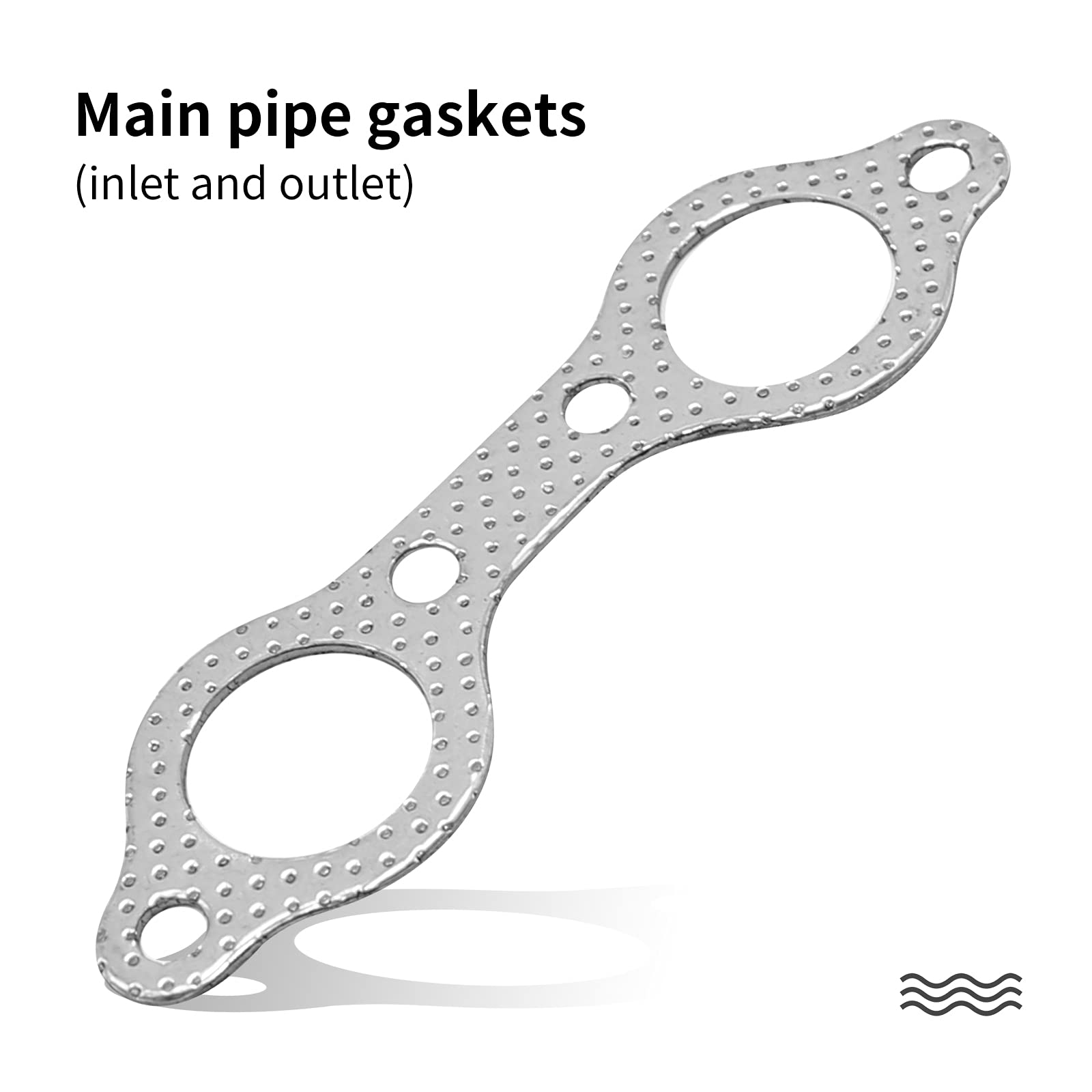 Exhaust Manifold Gasket Spring Rebuild Kit Compatible With Polaris Ranger 700 800 Sportsman 600 700