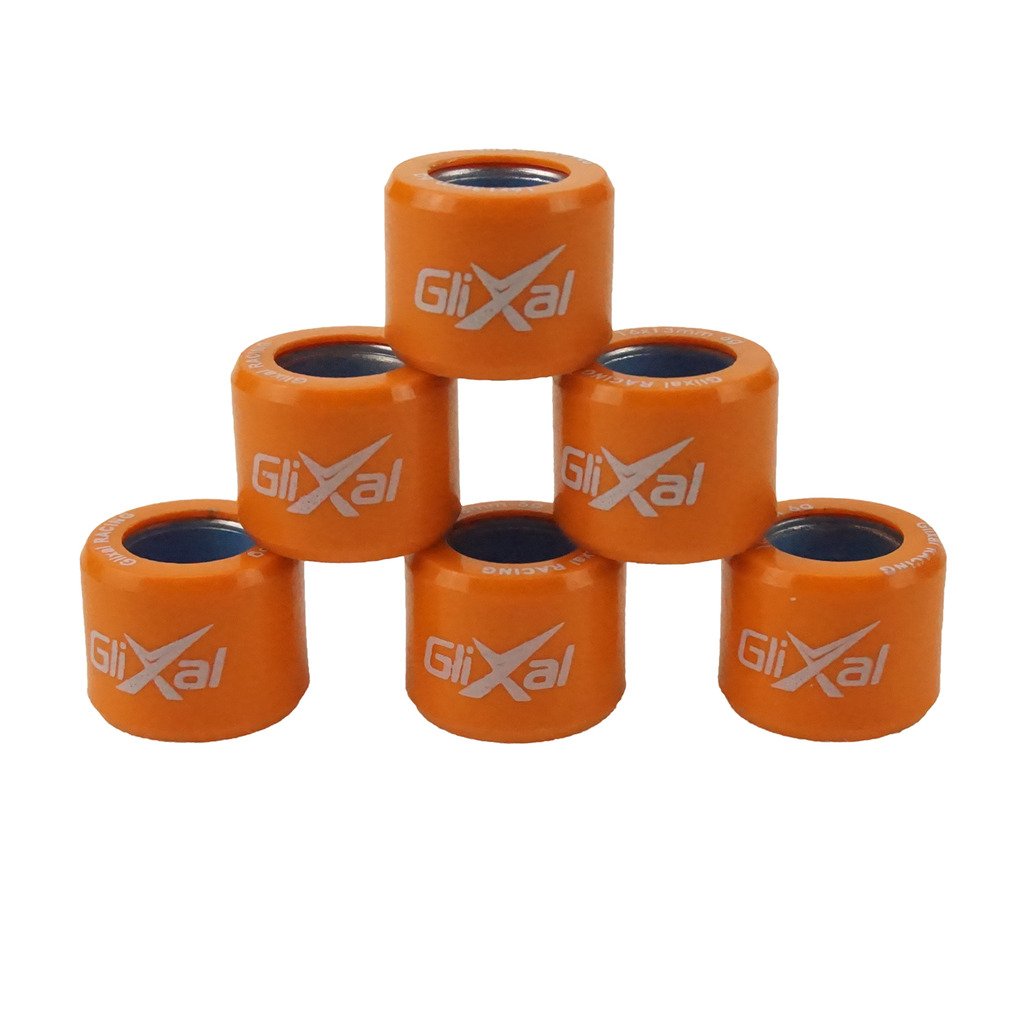 Glixal Variator Roller Weights Set, 6g for 139QMB GY6 50cc-100cc Scooter, High Performance, Model ATKS-04011