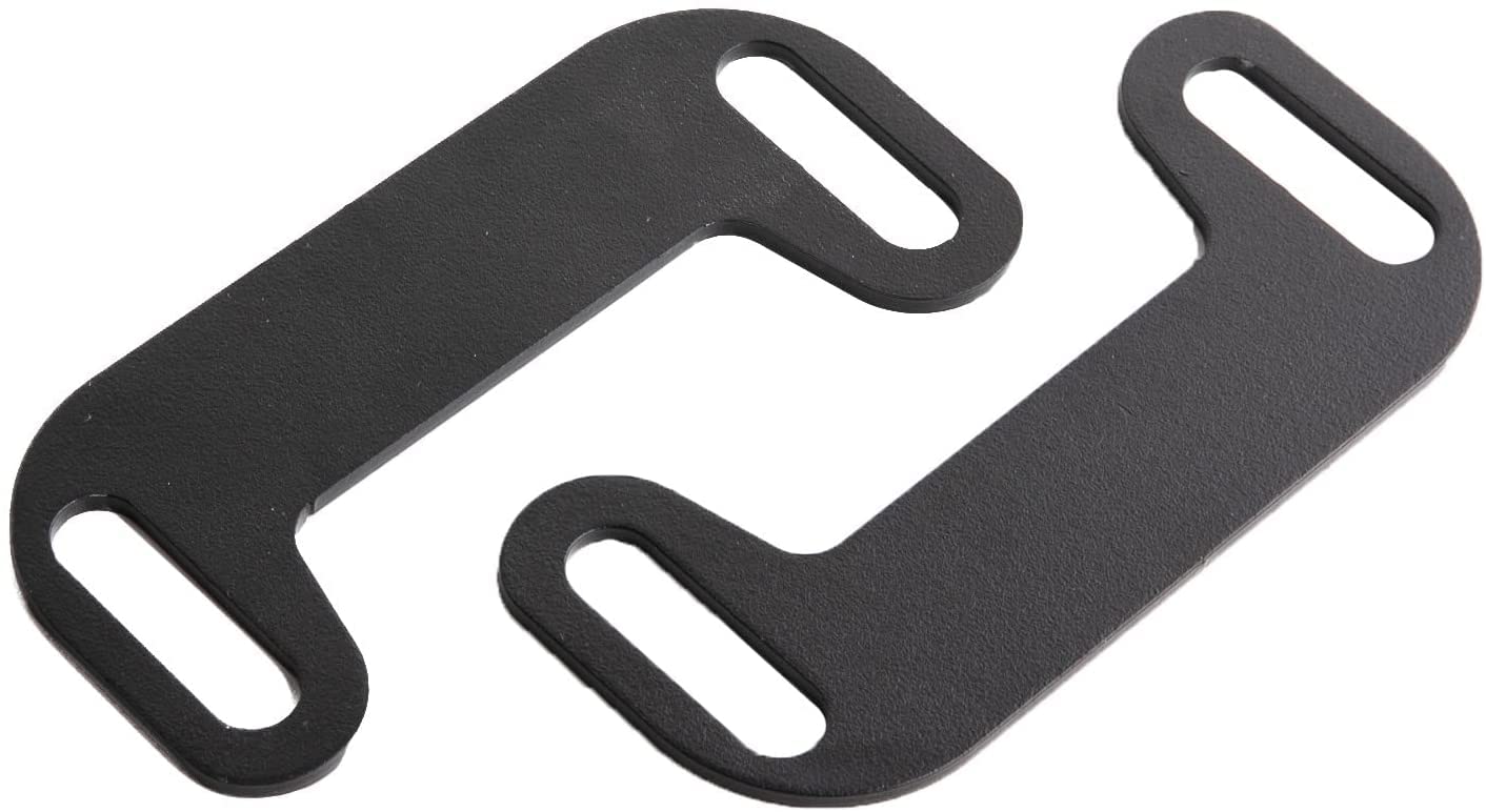 VPZMT Adjustable Exhaust Bracket Set for Harley Davidson Touring - Black, Center Your Exhaust with Stretched Bags & Fender Extension