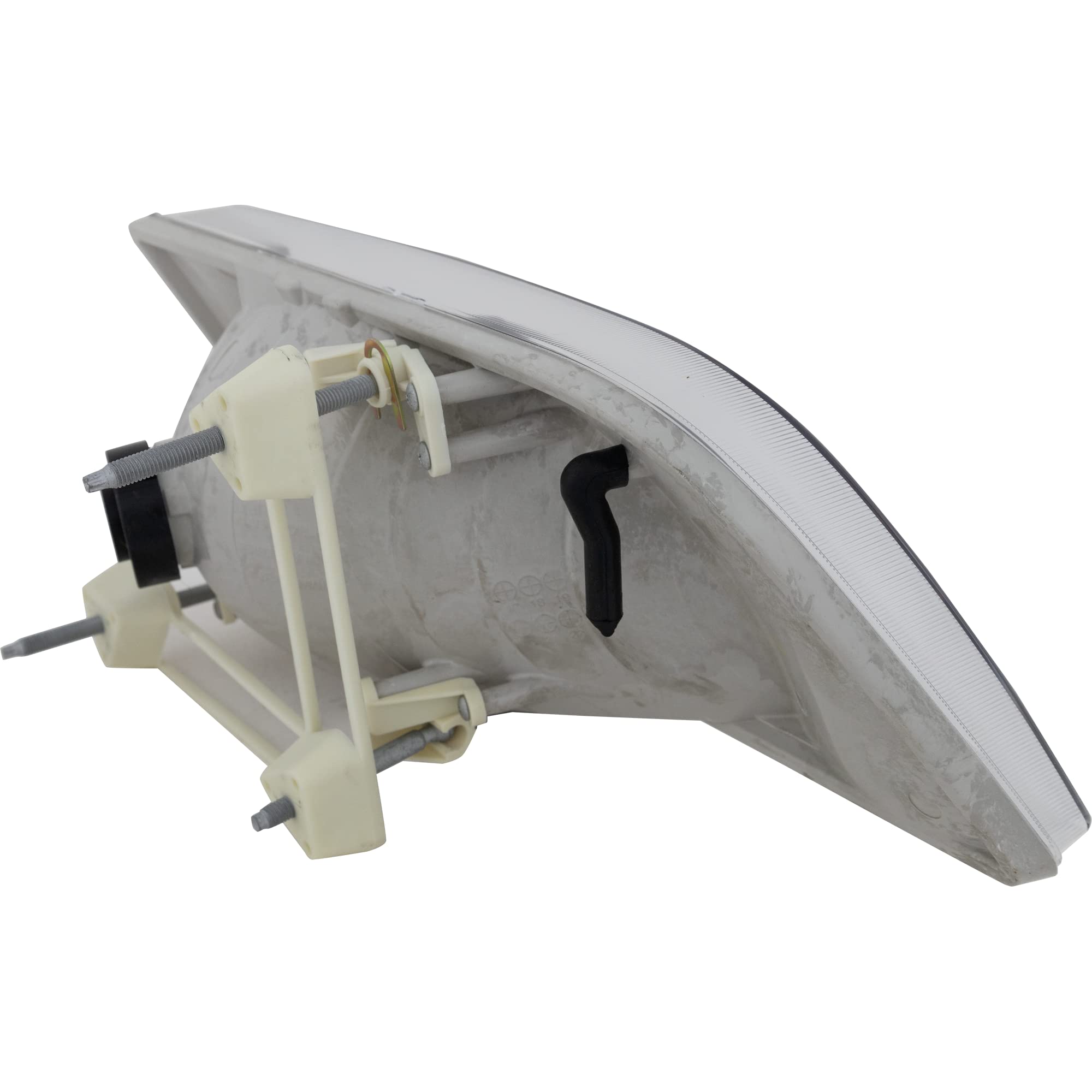 Garage-Pro Headlight Assembly Set Compatible With 2000-2003 Volvo Vnl, 2000-2017 Vnm Left And Right Side Diamond Design Black Bezel