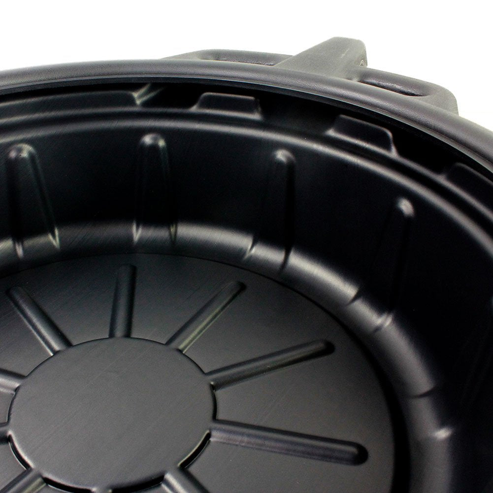 Capri Tools Cp21021 Portable Oil Drain Pan, Anti-Freeze, Black