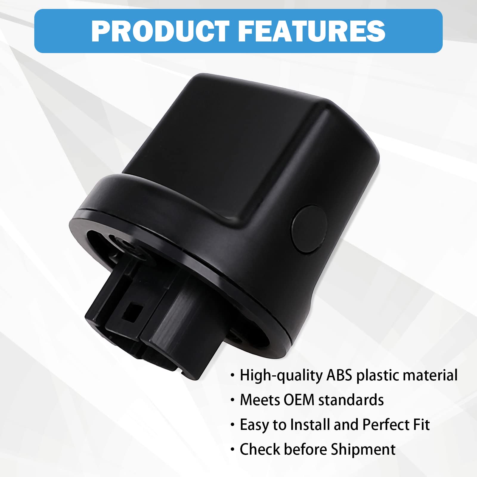 SHINEHOME Ignition Key Knob Push Turn Switch for Mazda CX-9, CX-7, 6 | Black, ABS Material, Model D461-66-141A-02,