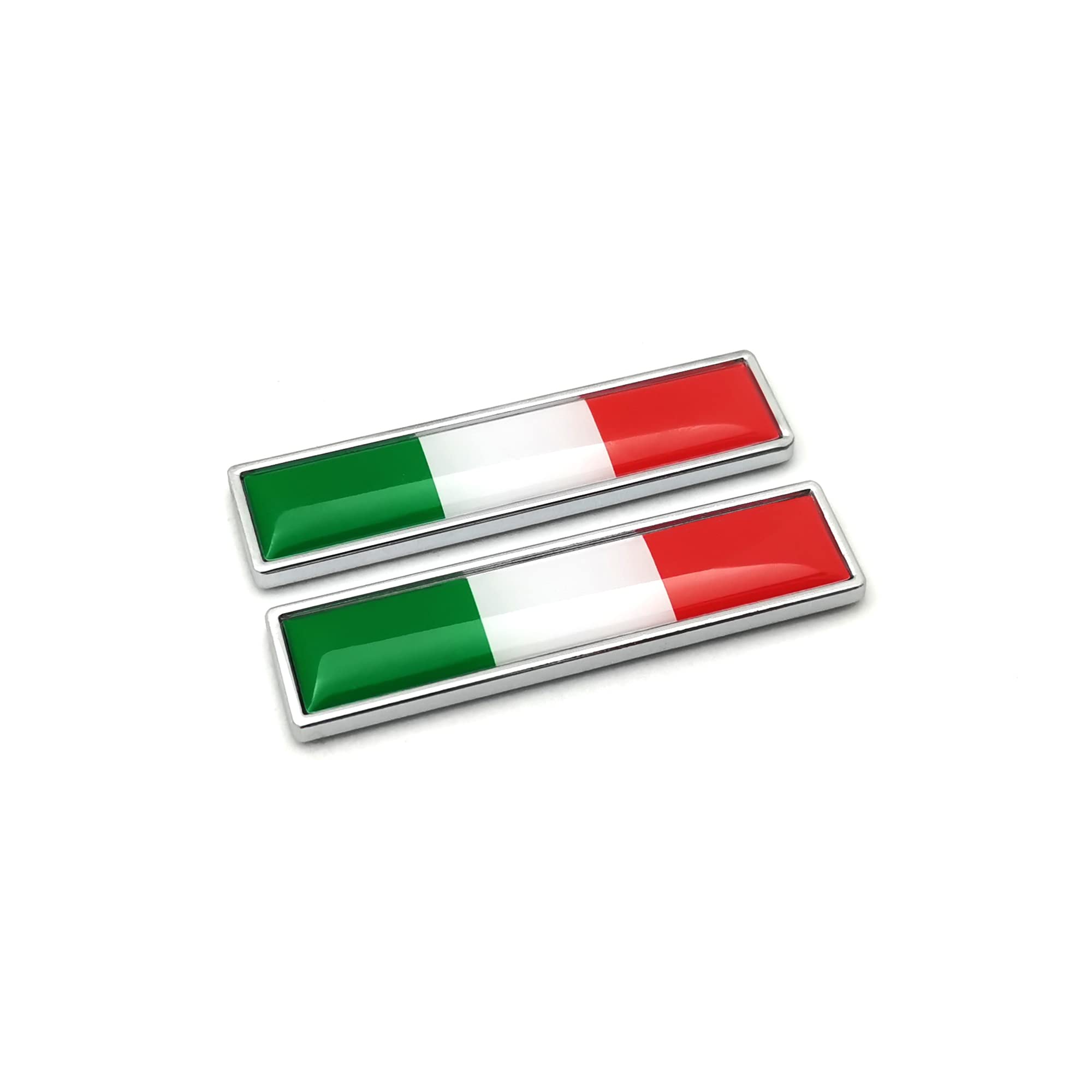 Ptdecals 2 Pcs Mini It Italian Italy Flag Emblem Sticker Decals For Vehicle Auto Car Front Fenders Bumper Side Window Trunk Boot