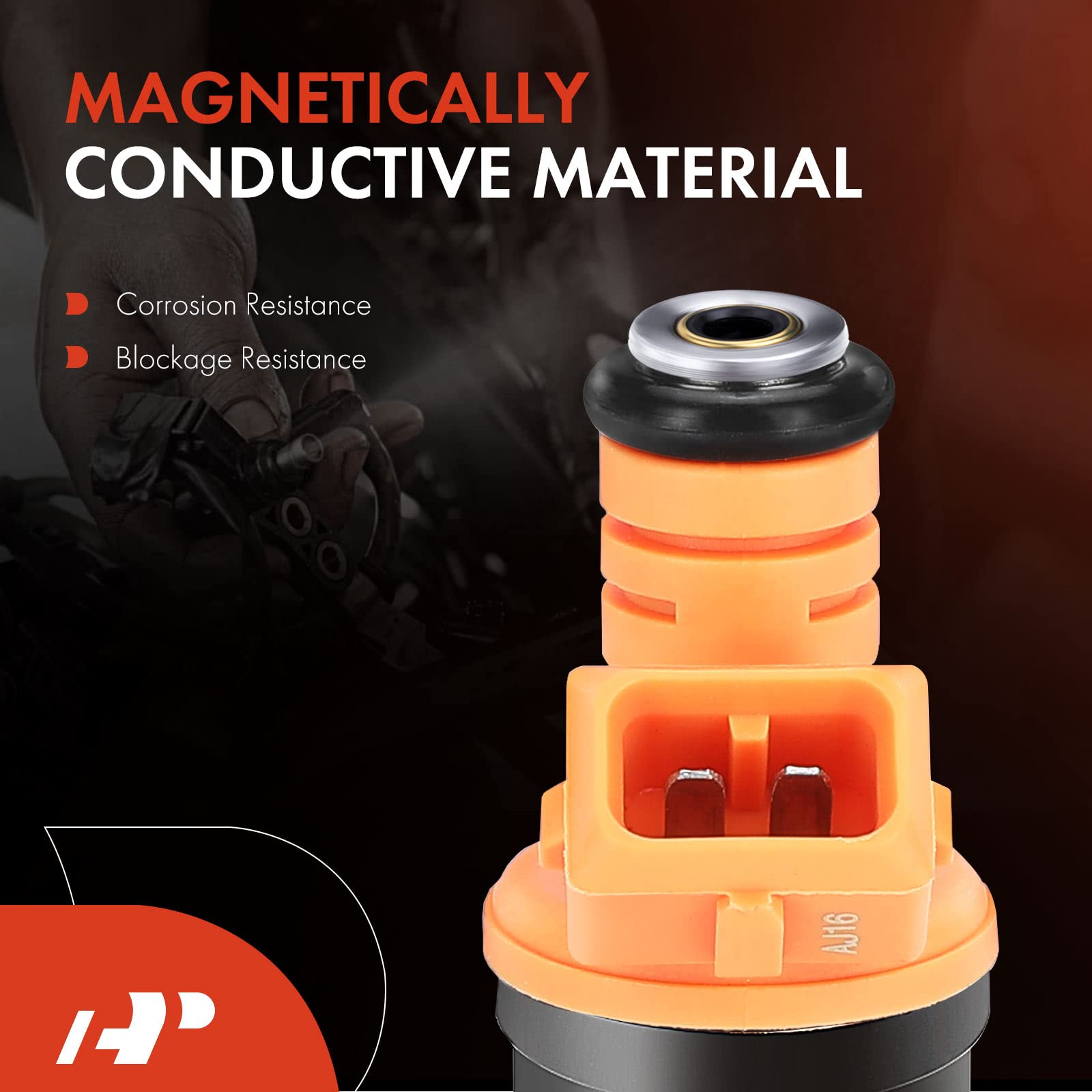 A-Premium Set Of 8 Fuel Injector - Compatible With Ford, Lincoln, Mercury Vehicles - 4.6L 5.0L 5.4L 5.8L - E150, E250, E350, F150, F250, F350, Mustang - Replace Part 0280150943, 0280150939, 0280150909