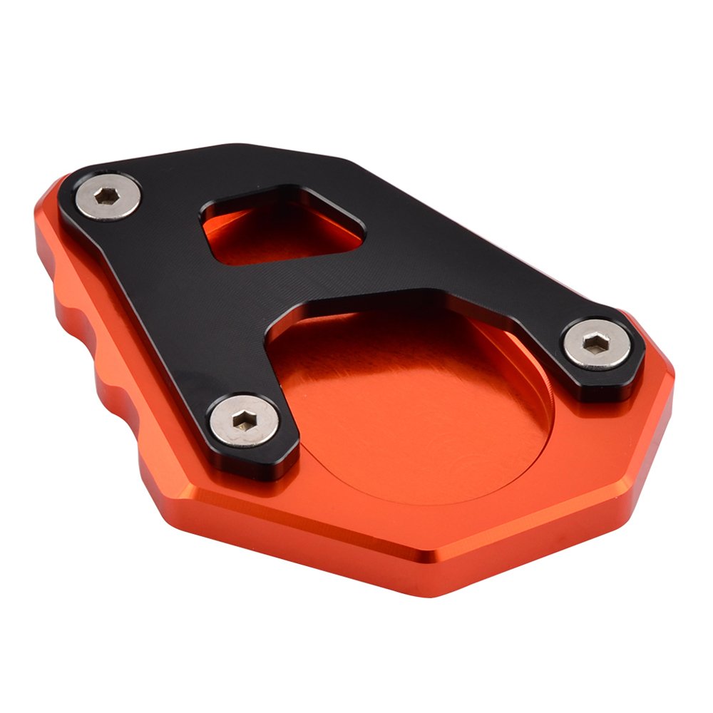 NICECNC Orange Kickstand Kick Side Stand Extension Plate Compatible with KTM 690 Enduro R/SMC R 2019-2021,1050/1090/1190/1290 Ad