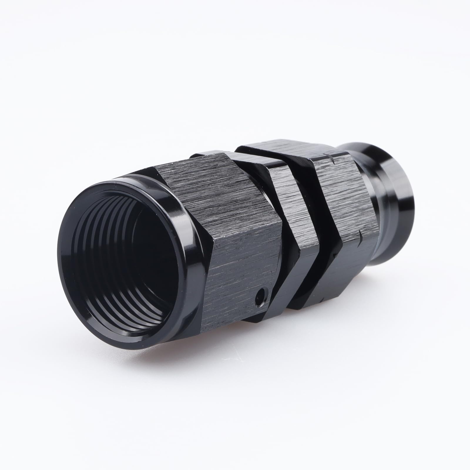 AC PERFORMANCE Aluminum Alloy -8 AN Female to 1/2'' Hardline Tube Fuel Fitting Compression Adapter Black