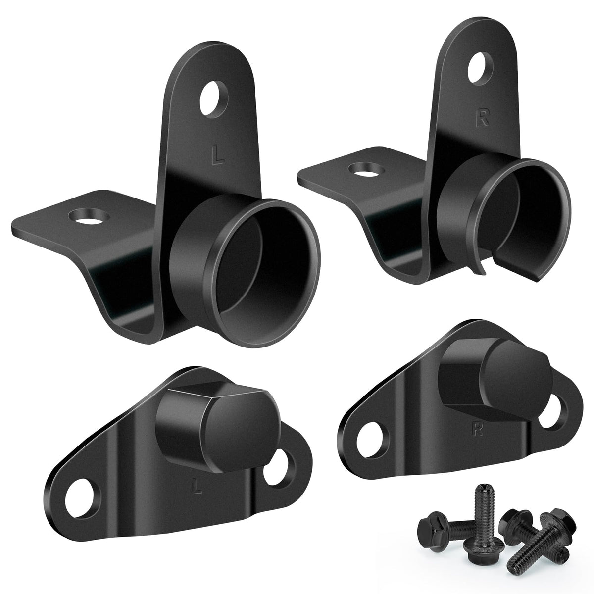Tailgate Hinge Kit Compatible with 1999-2007 Chevy Chevrolet Silverado GMC Sierra 1500 1500HD 2500 2500HD 3500 Classic / 2005-20