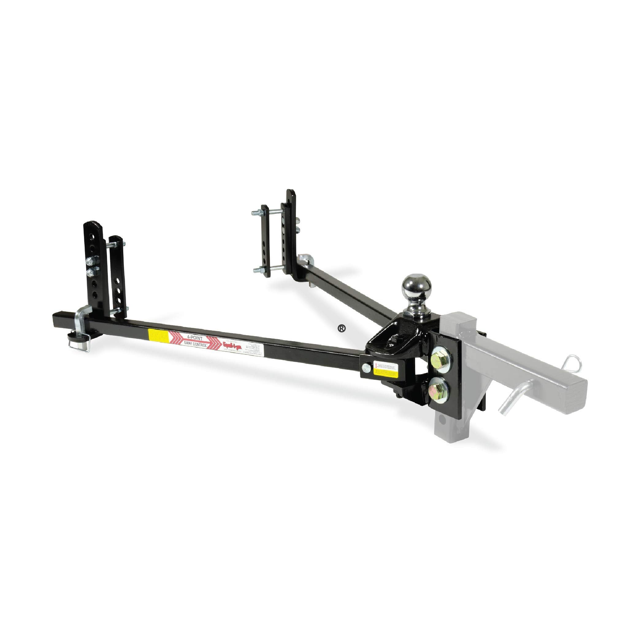 Equal-I-Zer 4-Point Sway Control Hitch, 90-00-0601, 6,000 Lbs Trailer Weight Rating, 600 Lbs Tongue Weight Rating, Weight Distri