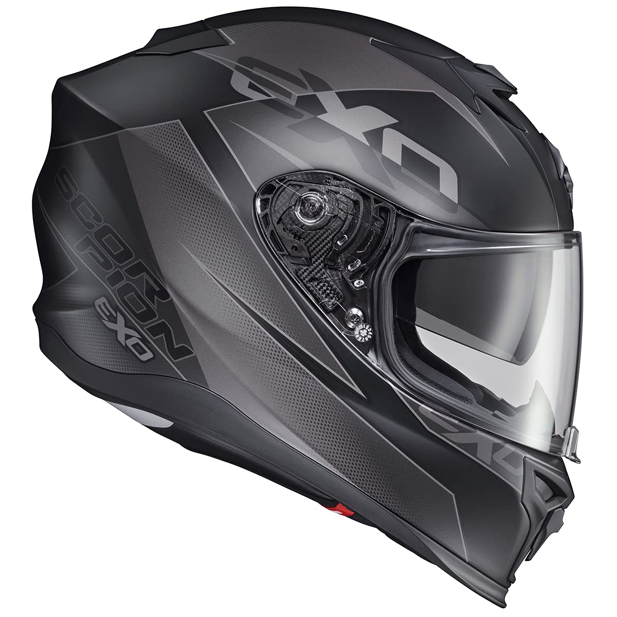 Scorpionexo T520 Full Face Dual Sport Motorcycle Helmet With Bluetooth Ready Speaker Pockets Dot Ece Factor (Phantom - X-Large)