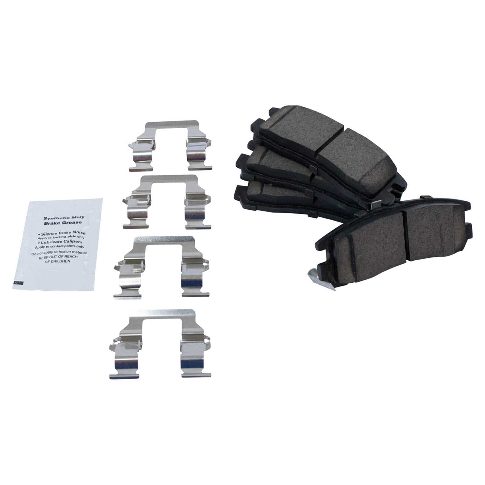 Trq Front And Rear Brake Pad & Rotor Kit Brake Pads Brake Rotor Ceramic Compatible With 2006-2012 Mitsubishi Eclipse 2004-2009 G