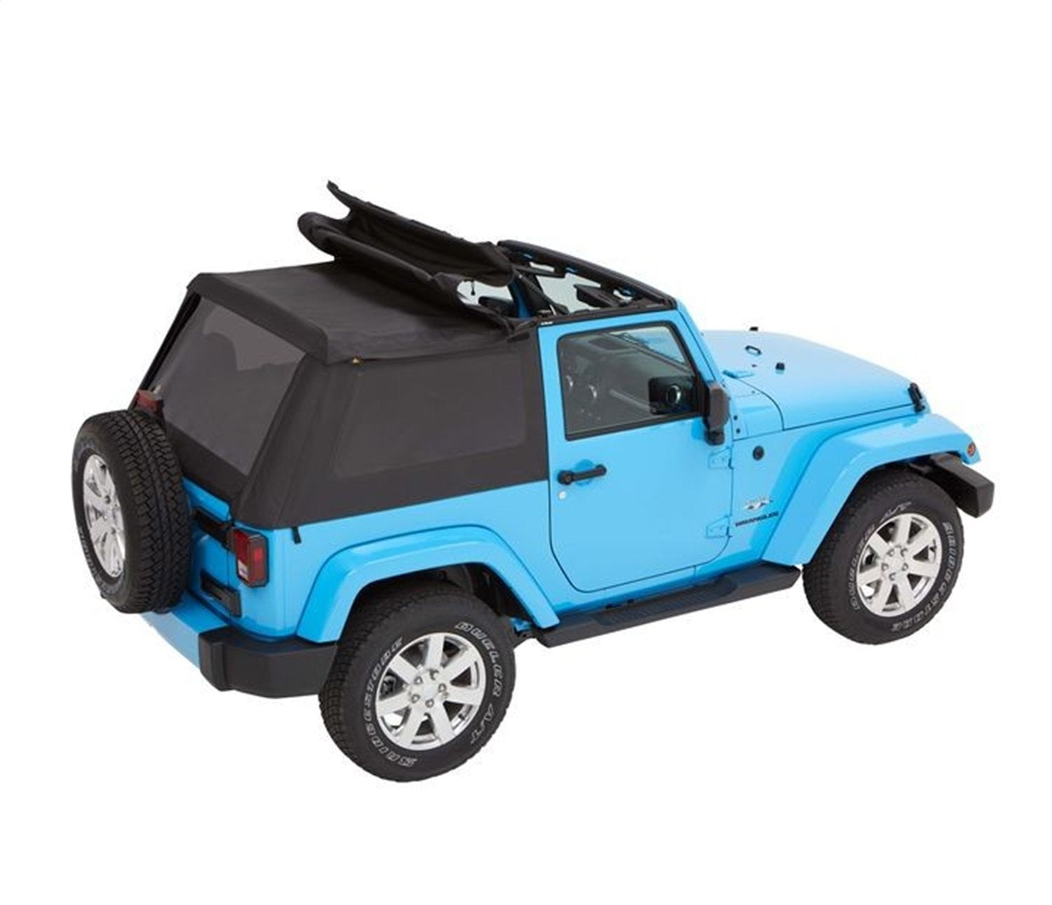 Bestop 56852-35 Black Diamond Trektop For 2007-2018 Jeep Wrangler Jk 2-Door