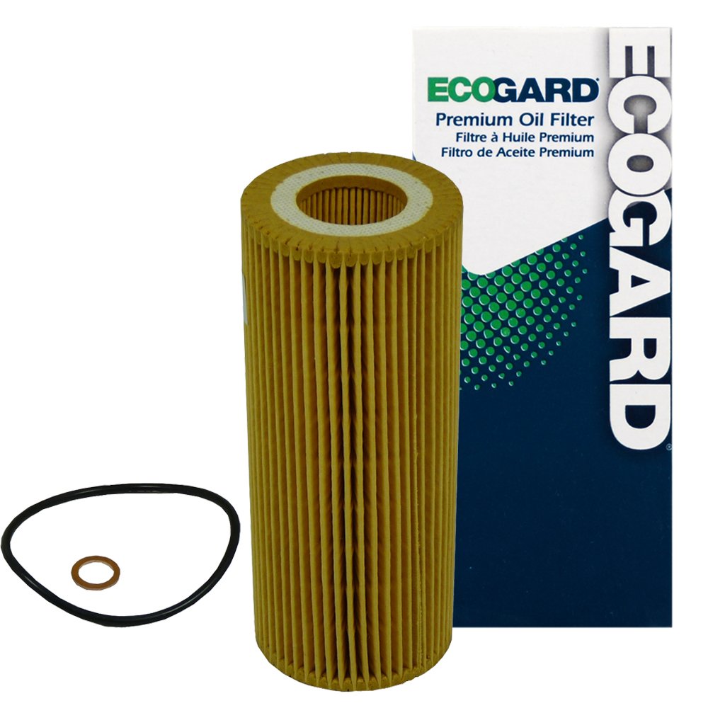 Ecogard X5909 Premium Cartridge Engine Oil Filter For Conventional Oil Fits Bmw X5 3.0L Diesel 2009-2013, 335D 3.0L Diesel 2009-