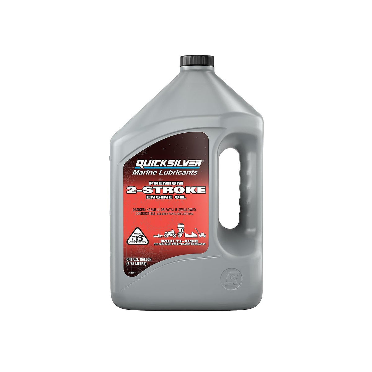 Quicksilver Premium 2-Stroke Engine Oil - Outboards, Pwcs, Snowmobiles And Motorcycles - 1 Gallon