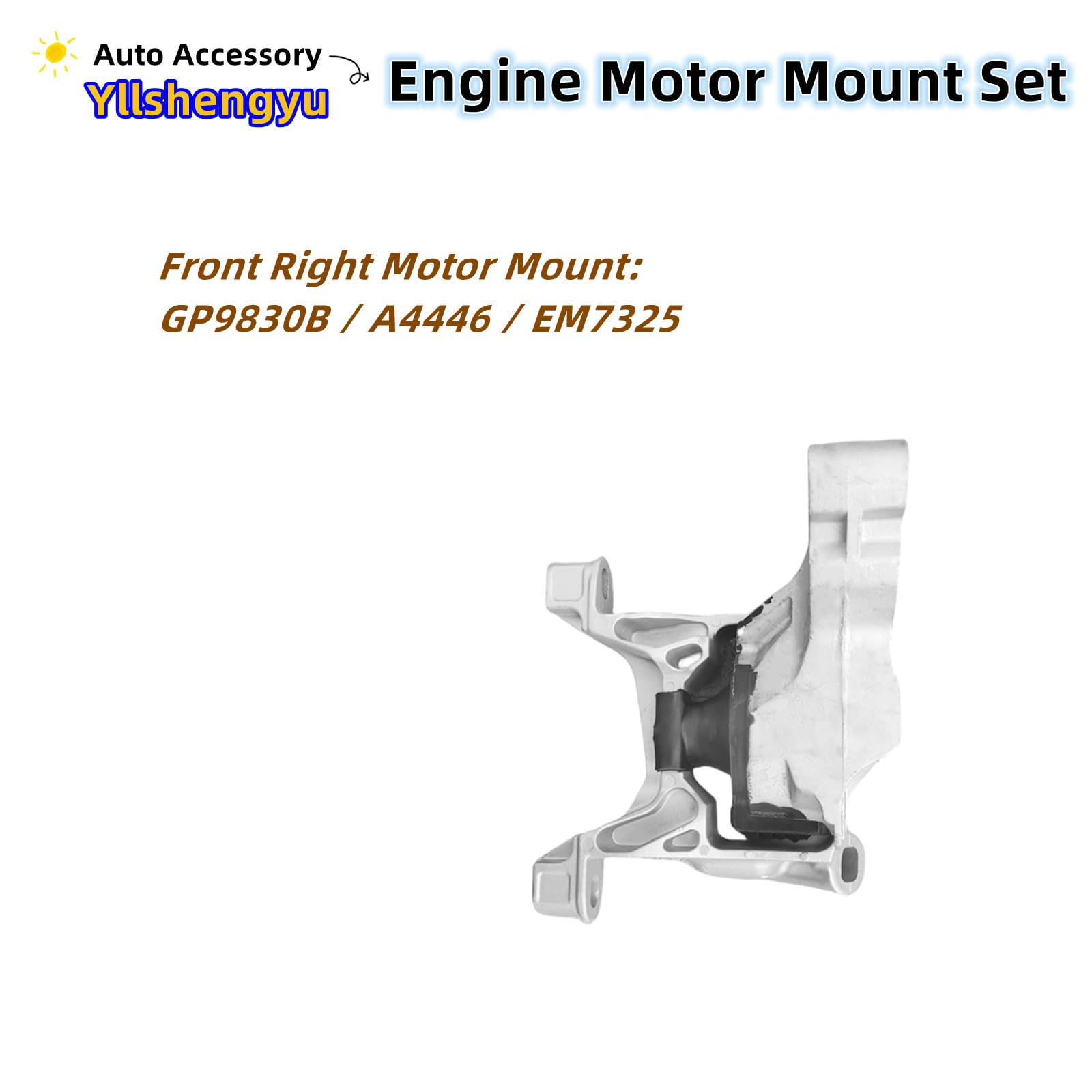 3pcs Engine Motor Mount Kit Compatible with Mazda 3 2014-2018 2.0L/Mazda 6 2014-2017 2.5L/ Mazda CX5 2014-2016 2.5L Replacement