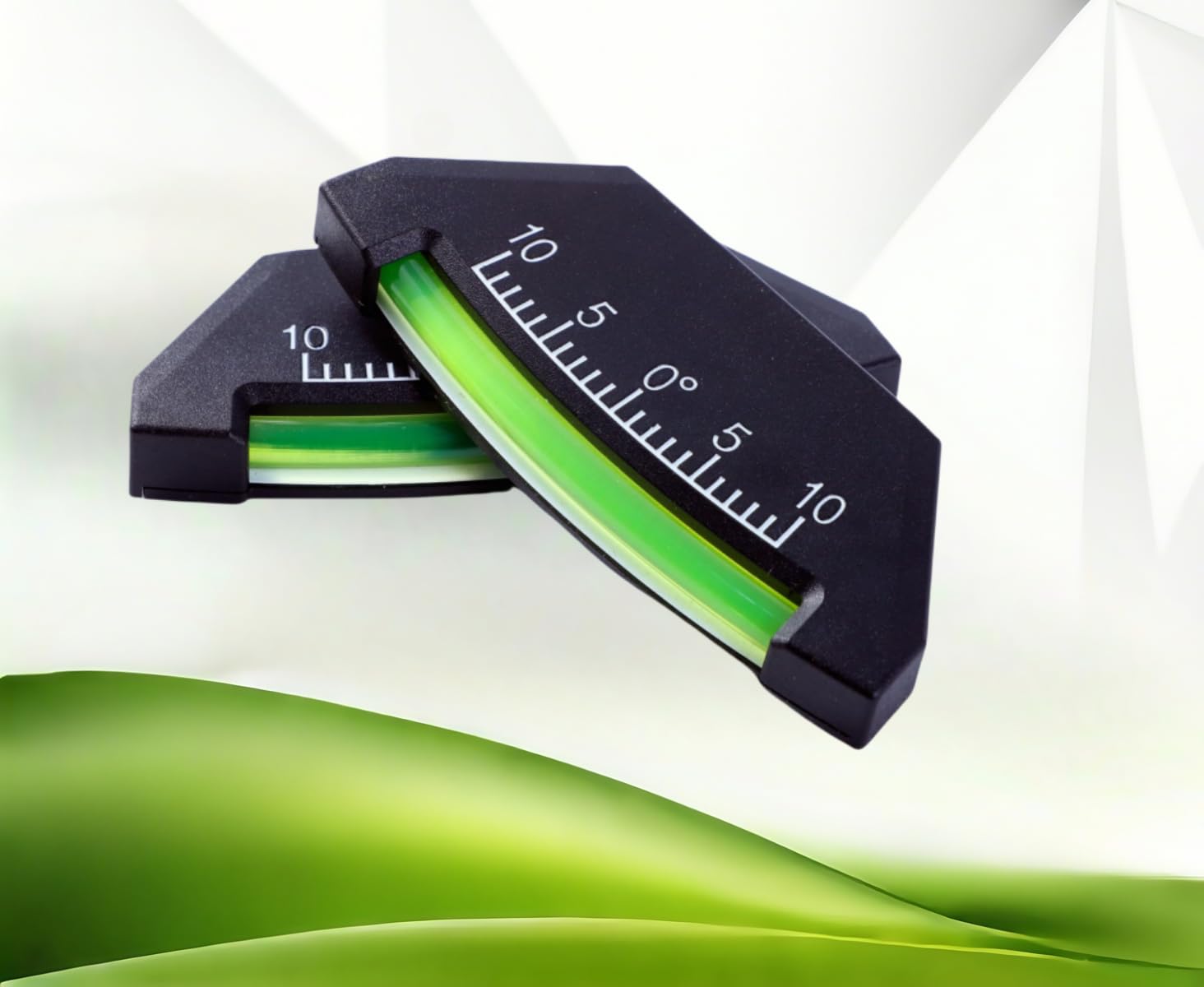 RV Level-Graduated Scale Stick On Leveling System,High Visibility brass ballfor Off-Road Vehicle, Jeep, Truck, RV, Camper, Trail