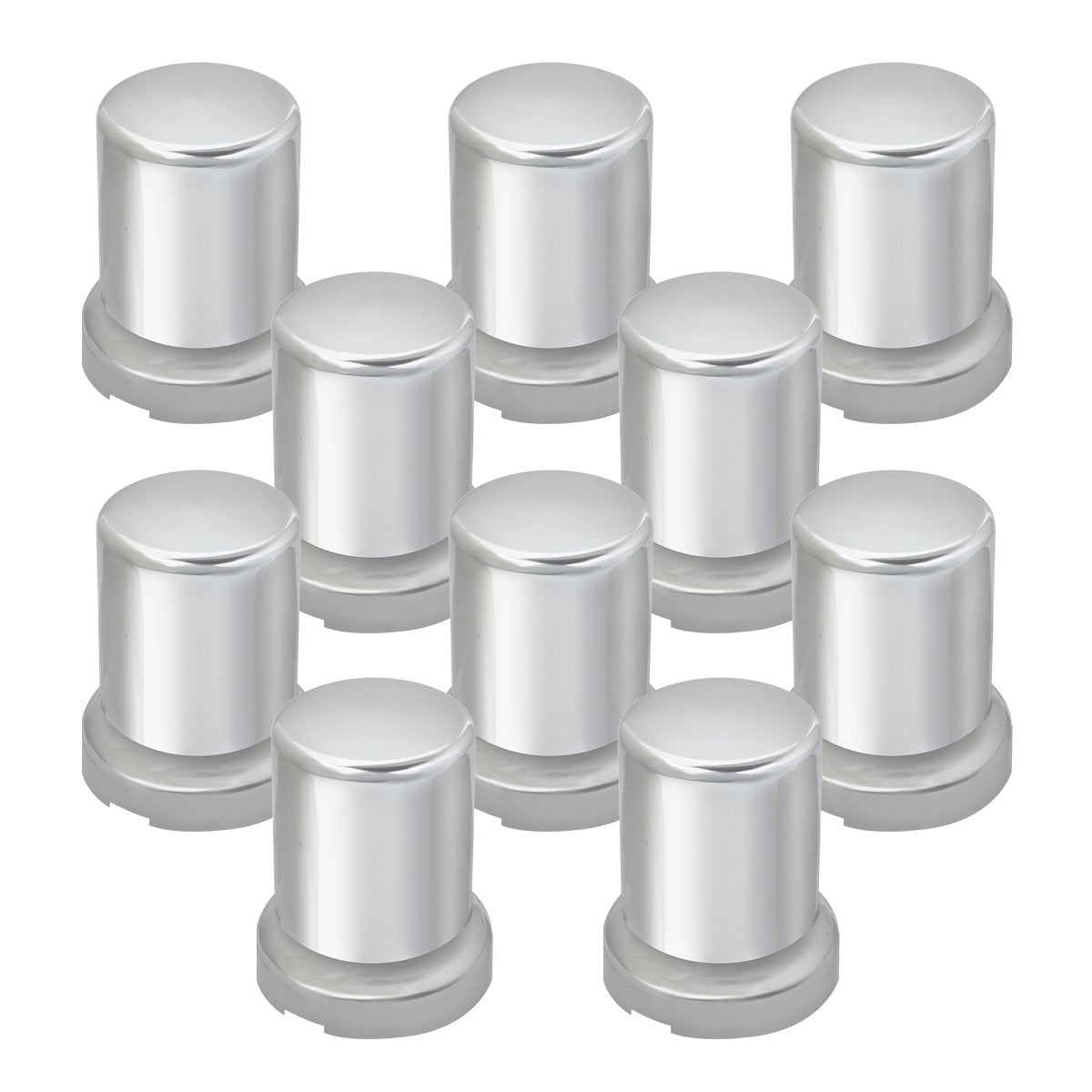 GG Grand General 10268SP 33 mm X 2-3/8 Inches Chrome Plastic Tube Push-On Nut Cover with Flange