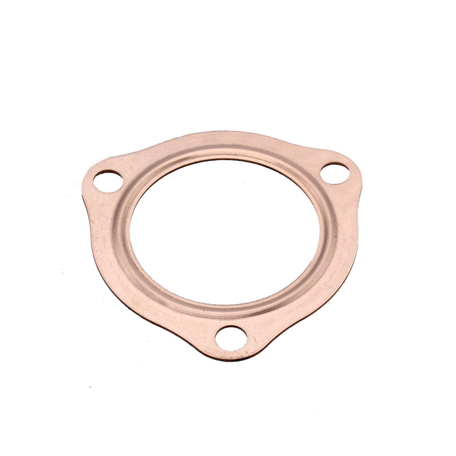 Takpart 2 1/2' Copper Header Exhaust Collector Gaskets 2.5 Inch Exhaust Gaskets Compatible For Sbc Bbc 302 350 454