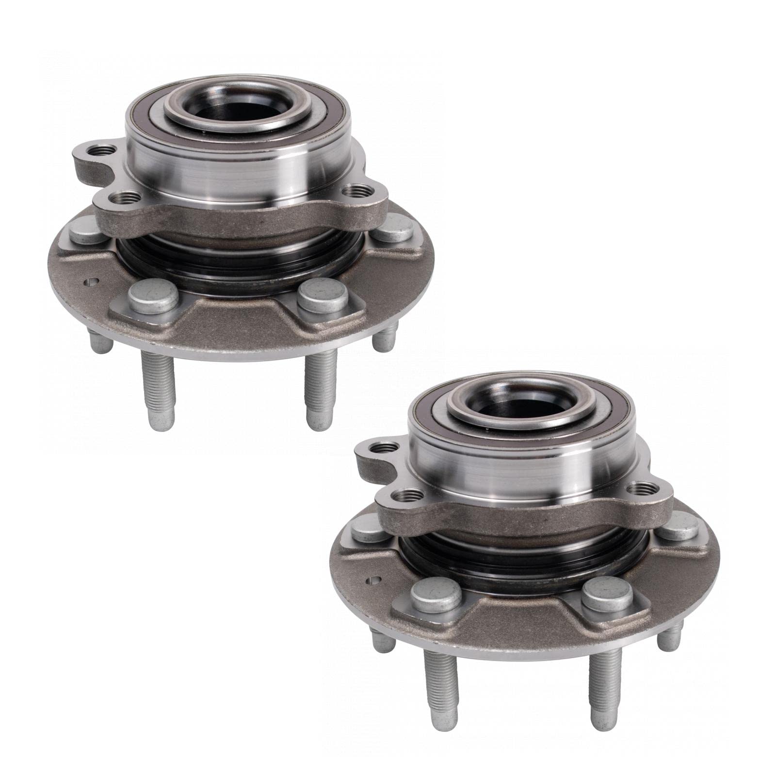 Trq Front Wheel Bearing & Hub Assembly Set Compatible With Silverado Tahoe Sierra Yukon