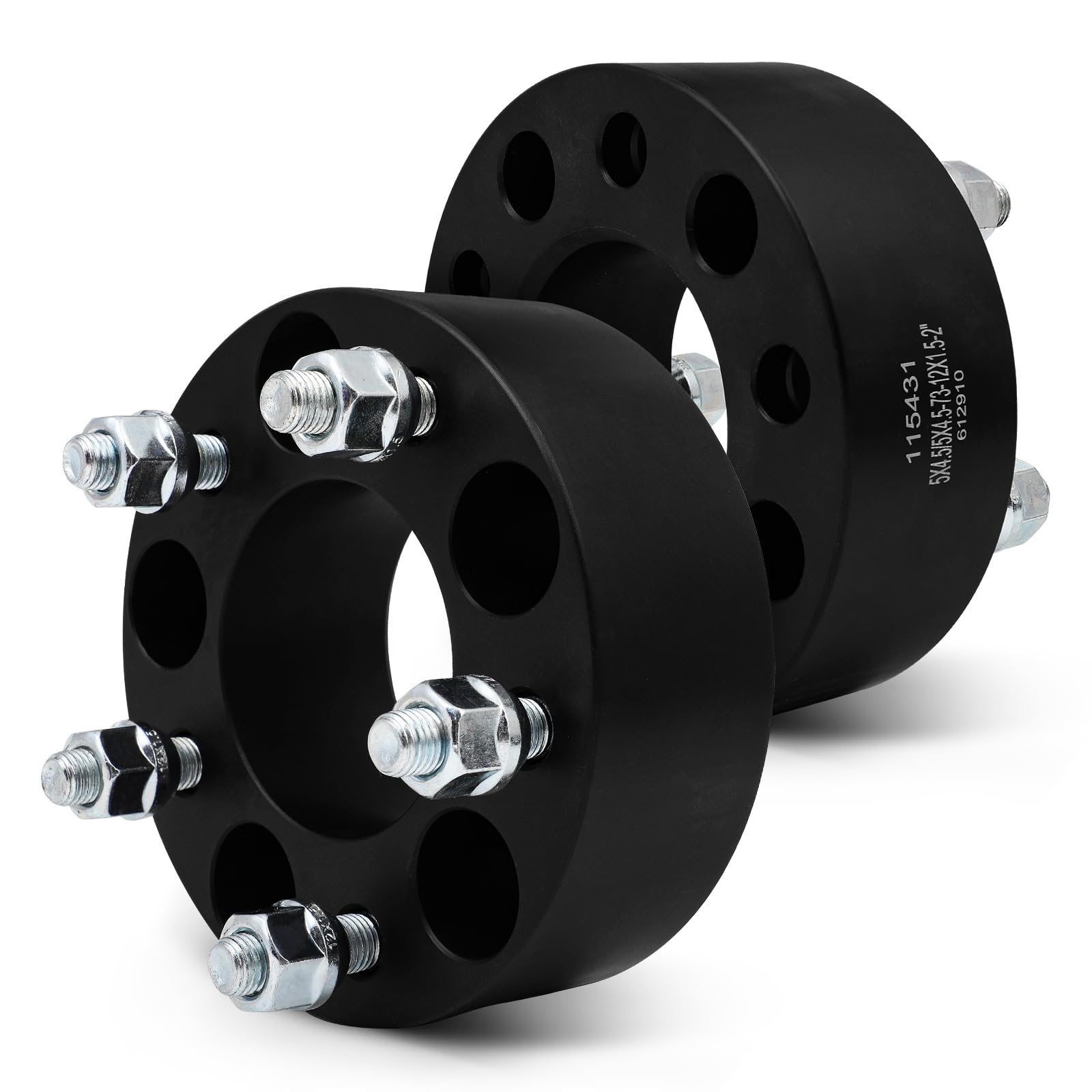 SCITOO 2X 2 inch 5 Lug Wheel Spacers 50mm 5x4.5 to 5x4.5 5x114.3 to 5x114.3 12x1.5 73mm W/O Lip Fit for Genesis for Pickup for T