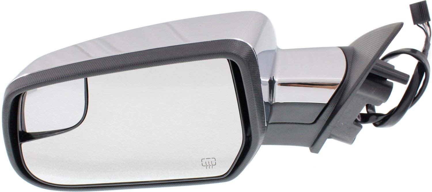 Kool Vue Mirror Driver Side Compatible With 2010-2017 Chevrolet Equinox, Fits 2010-2017 Gmc Terrain Power Glass, Heated