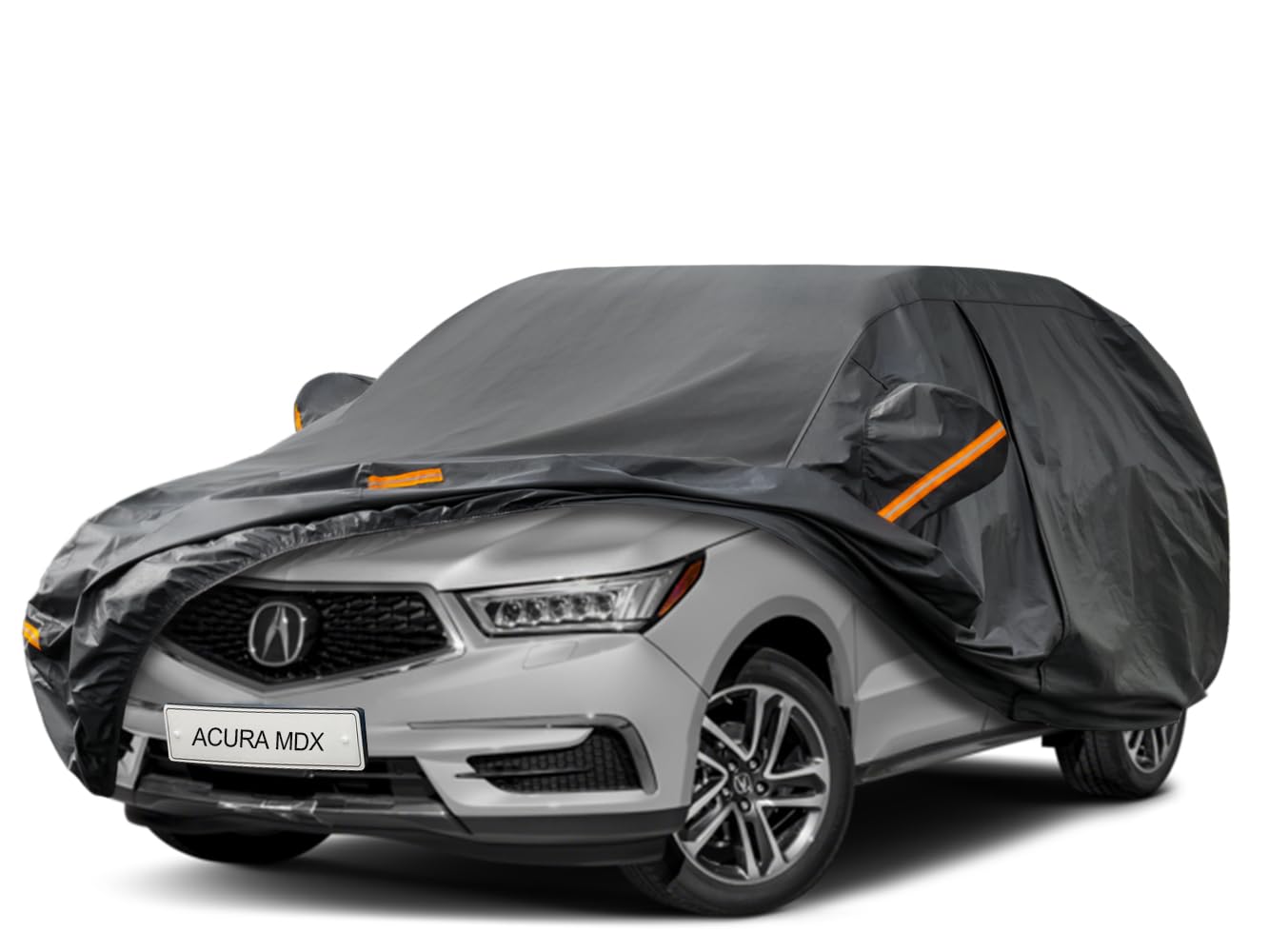 Kayme 7 Layers Suv Car Cover Custom Fit For Acura Mdx (2001-2024) Waterproof All Weather For Automobiles, Outdoor Full Cover Rai