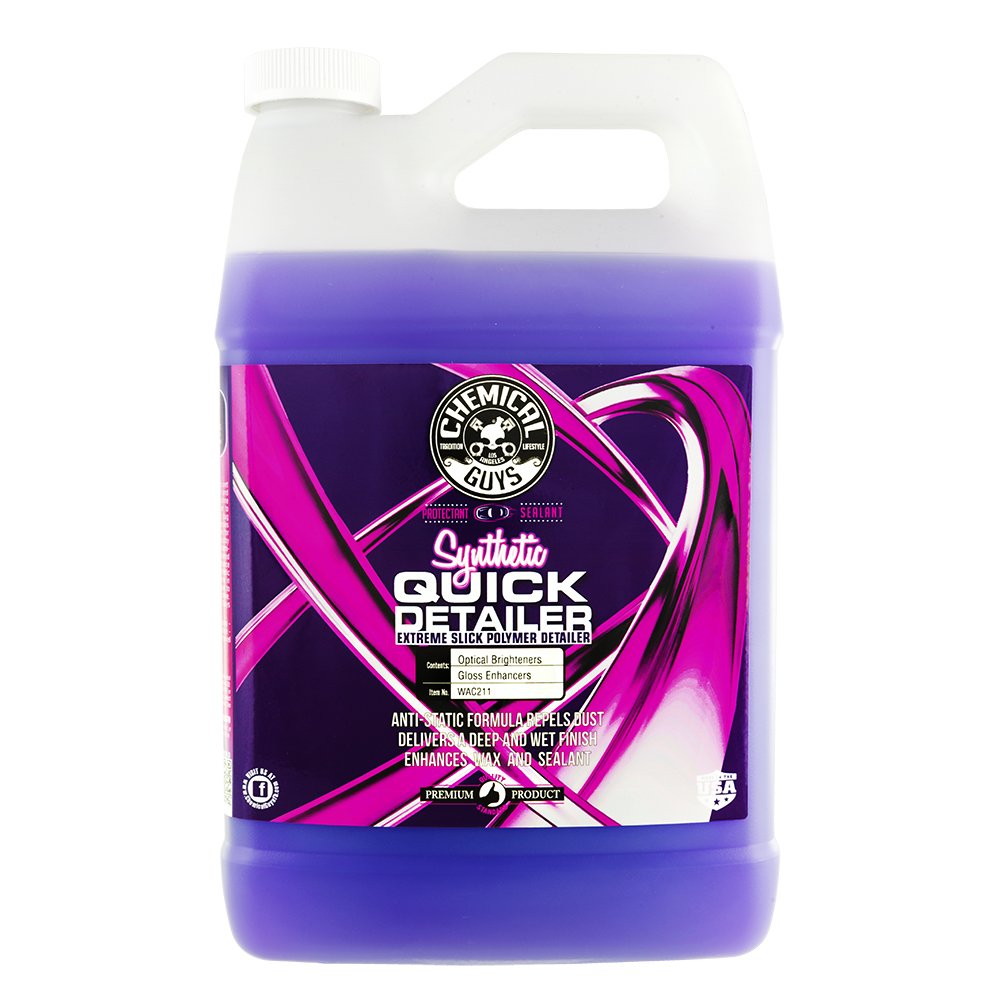 Chemical Guys Wac211 Synthetic Quick Detailer, Extreme Slick Polymer Detailer, Safe For Cars, Trucks, Suvs, Motorcycles, Rvs & M