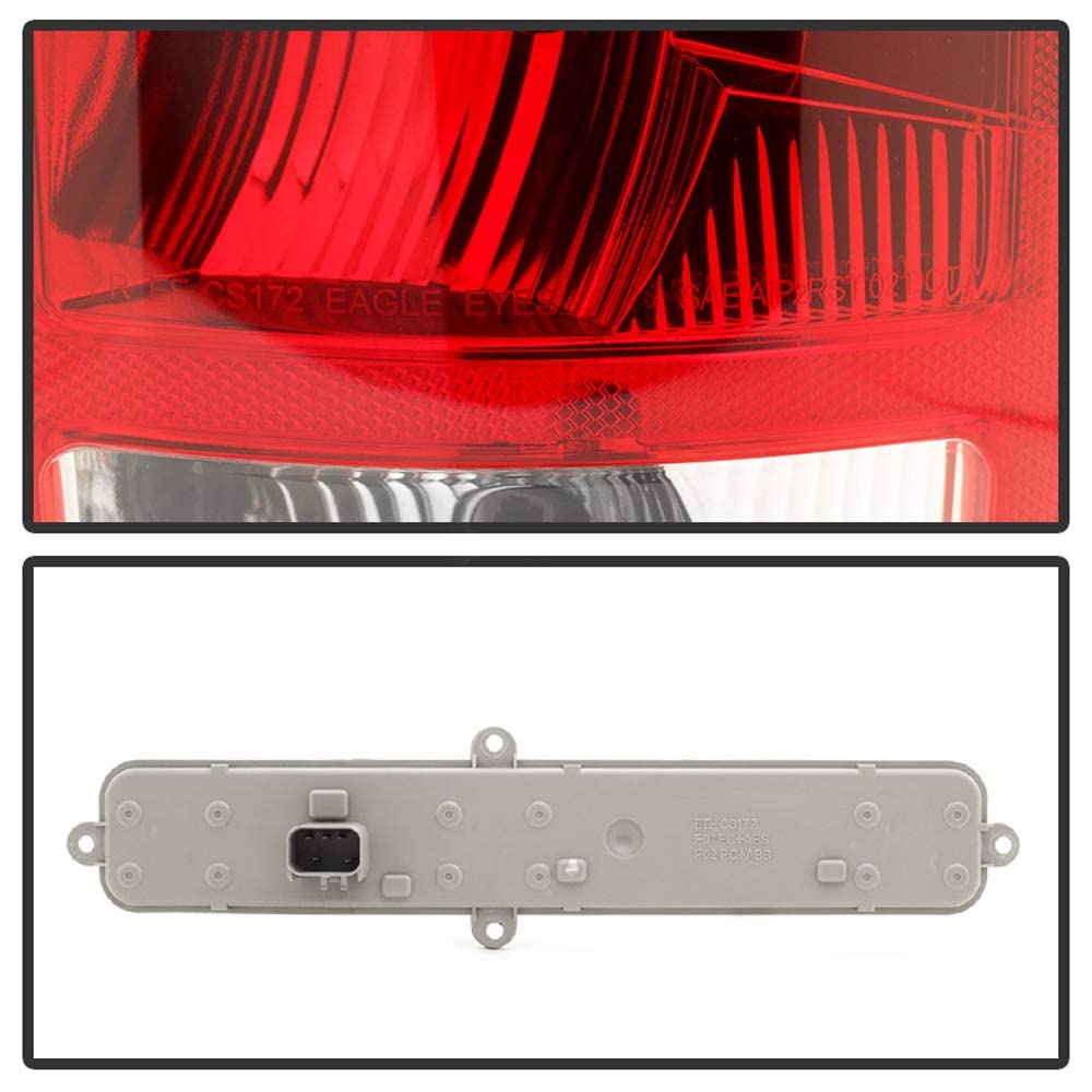 Acanii - For 2002-2006 Dodge Ram 1500 2500 3500 Pickup Tail Lights Brake Lamps+Circuit Board Oe Factory Style Left+Right