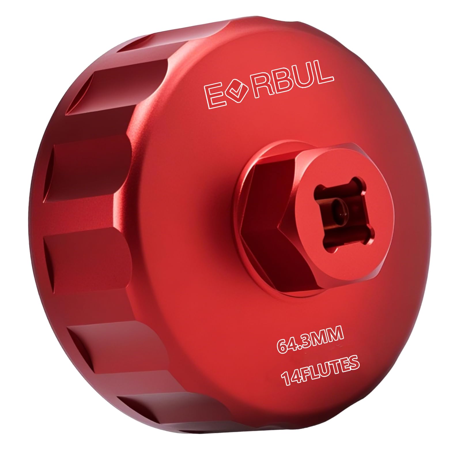 EVRBUL 64.3mm Oil Filter Housing Wrench Removal Tool Compatible with Toyota Avalon Camry Corolla Highlander Sequoia Tacoma Tundr