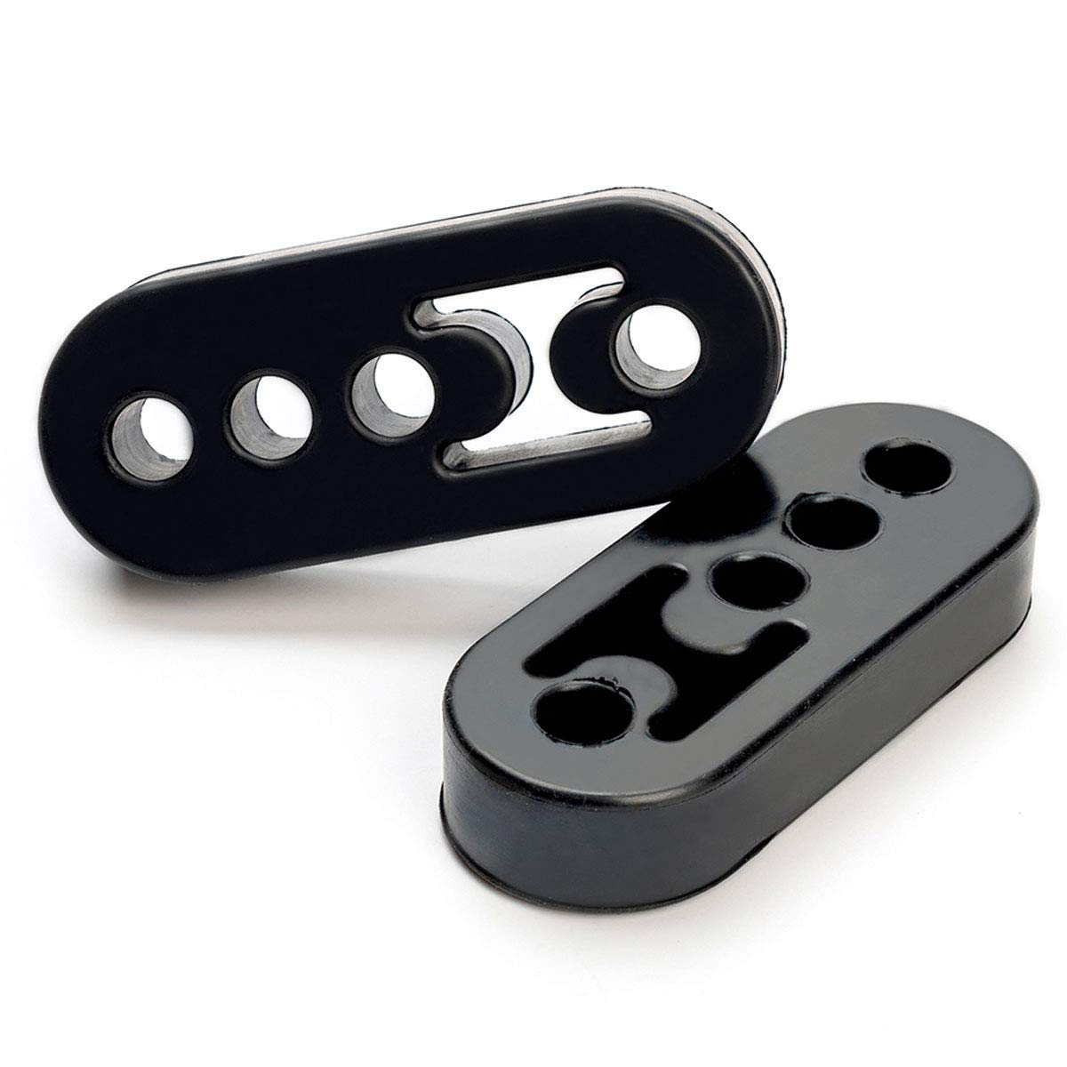 NORSMIC Exhaust Hanger Rubber Muffler Hanger Universal-(2PCS), Hole Diameter 12mm (0.47inch) Universal, Muffler Bracket Mount, H