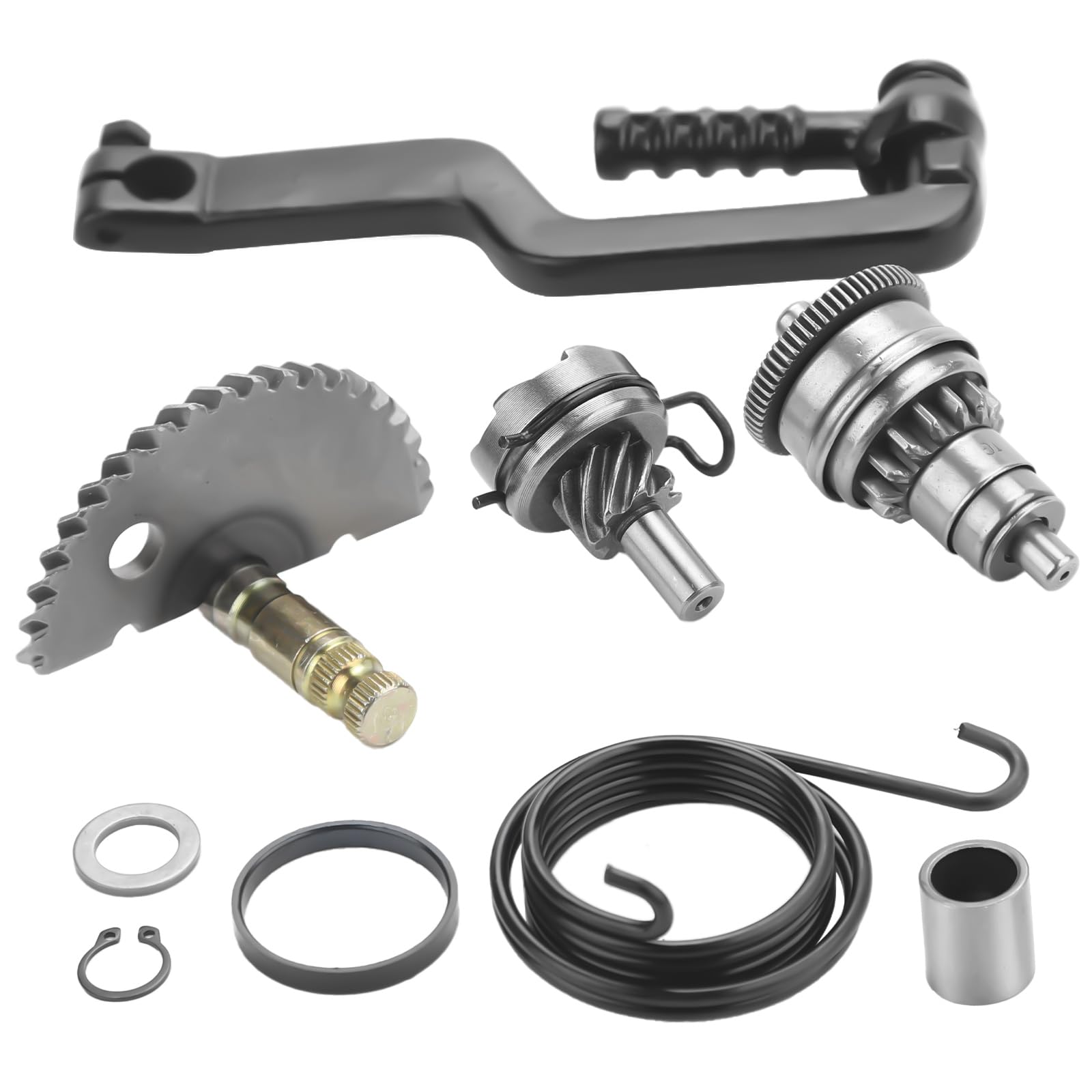 Gy6 Start Gear + Kick Start + Gear Shaft Pedal Kit Fits For Gy6 49Cc 50Cc 139Qmb Engine Moped Atv Scooters Roketa Taotao Jonway With 4 Stroke Engine