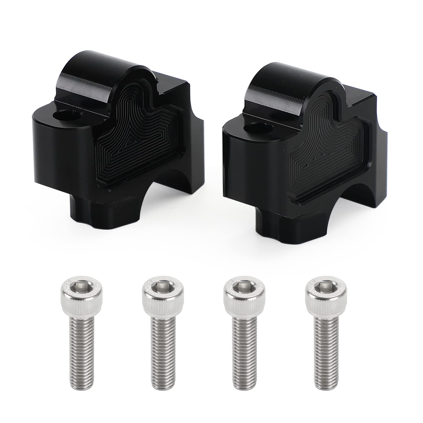 Topteng Motorcycle Handlebar Risers, Cnc Handle Bar Clamp Riser 27Mm Fits For Honda Rebel Cmx 250 2017-2021, Rebel Cmx300 / Cmx